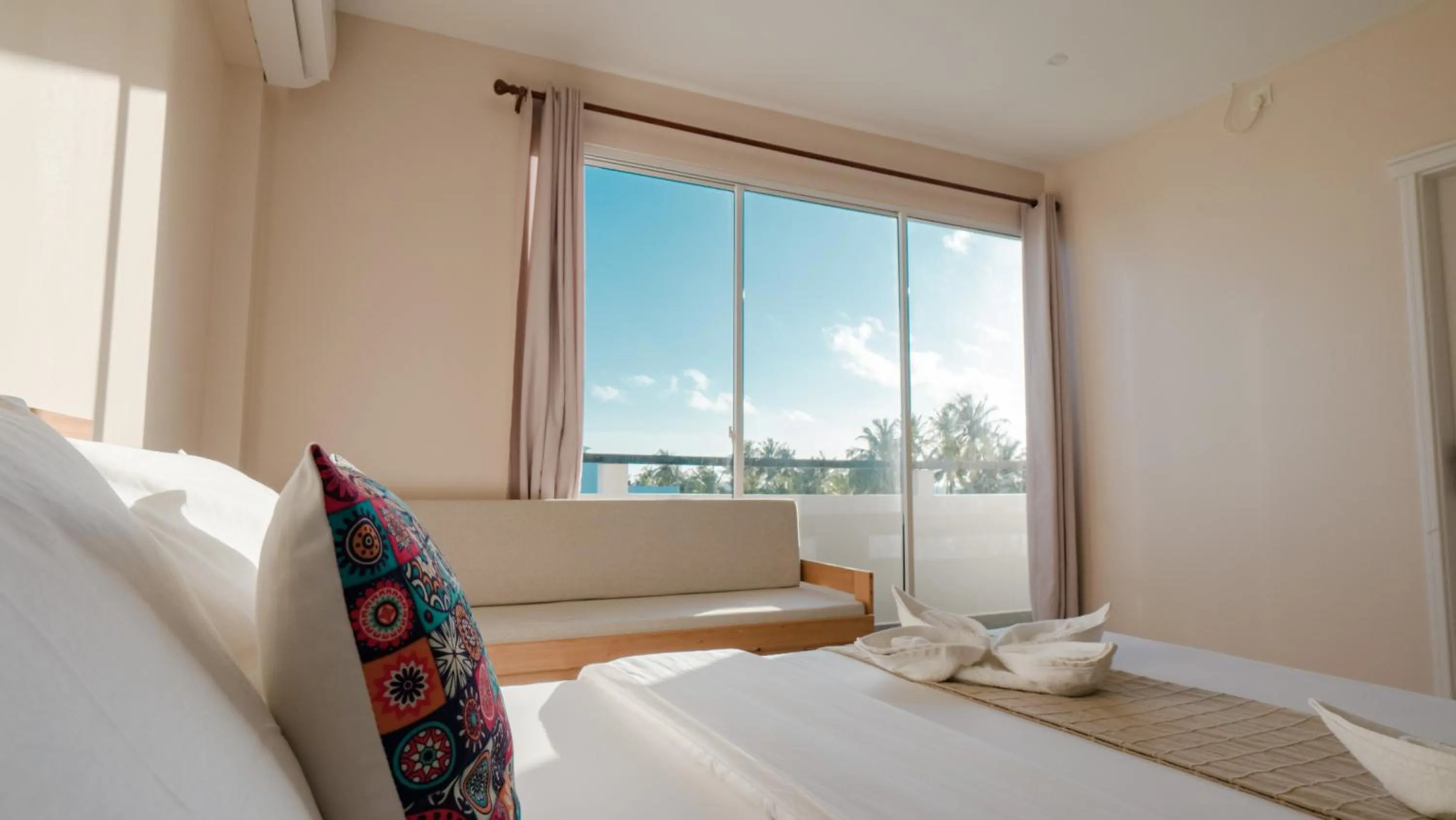 View (from property/room), Bed in Lea Spa Hotel