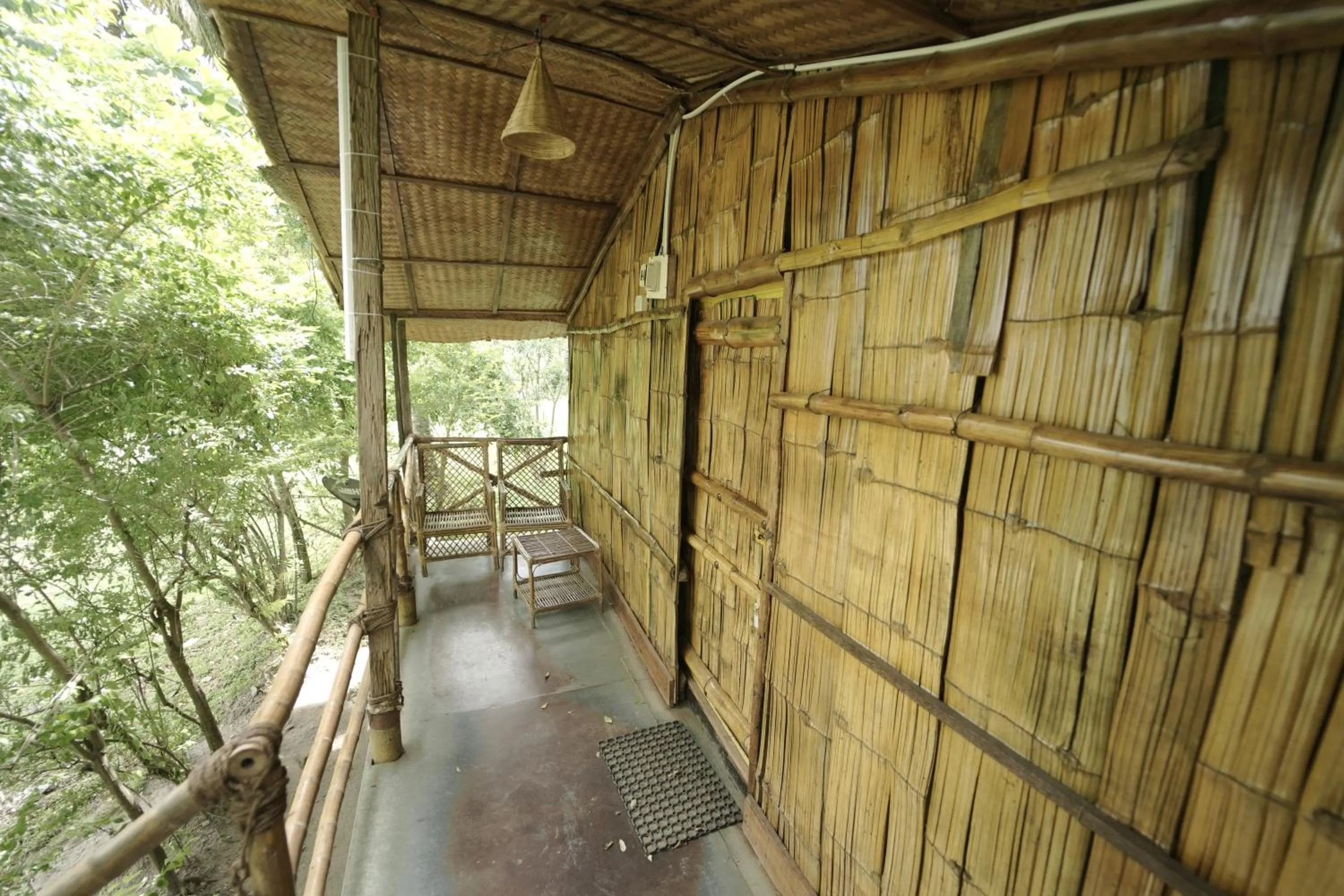 Balcony/Terrace in JUNGLE PARADISE FARM & GUEST HOUSE