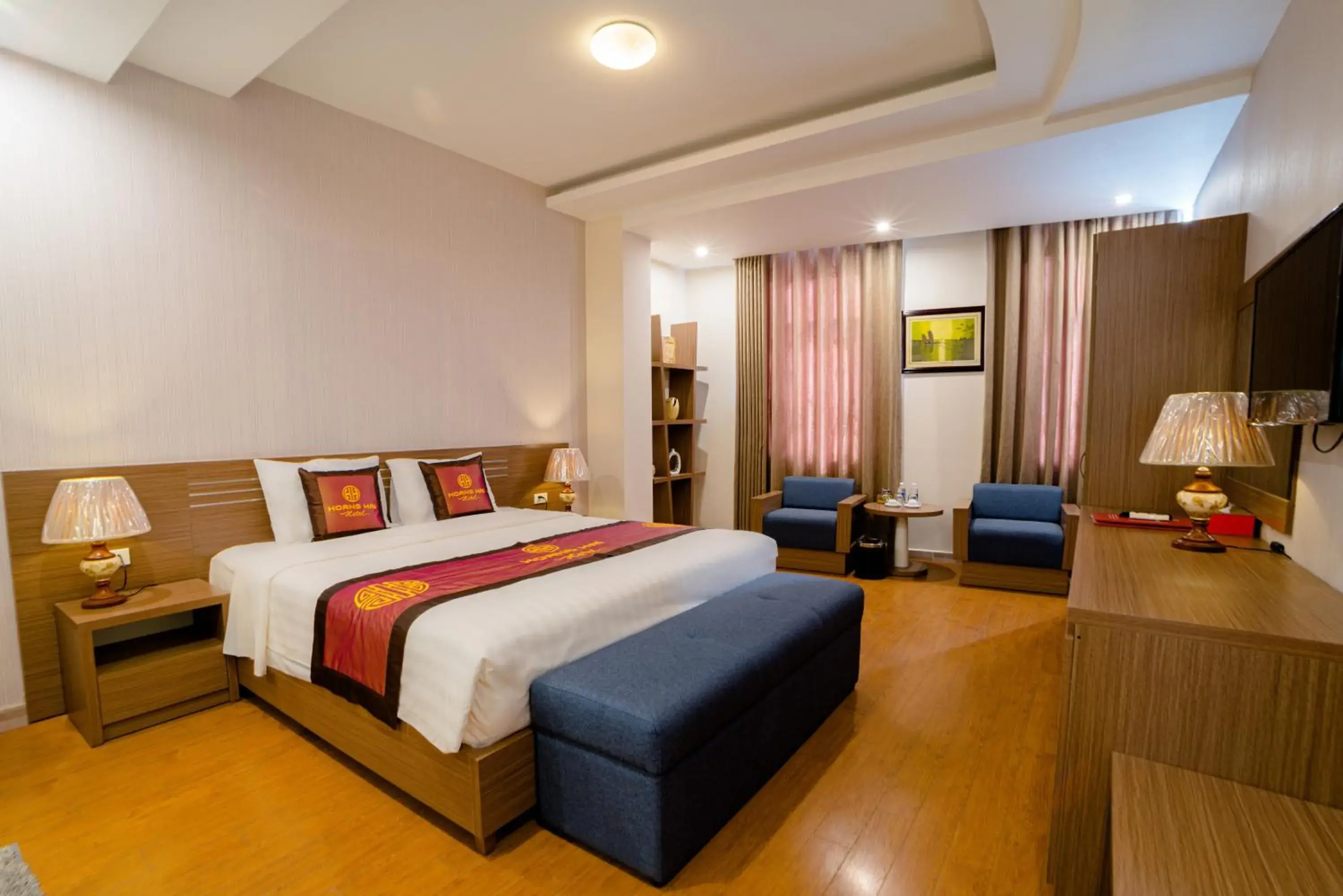 Deluxe Double Room in Hoang Hai Hotel Deluxe Double Room in Hoang Hai Hotel