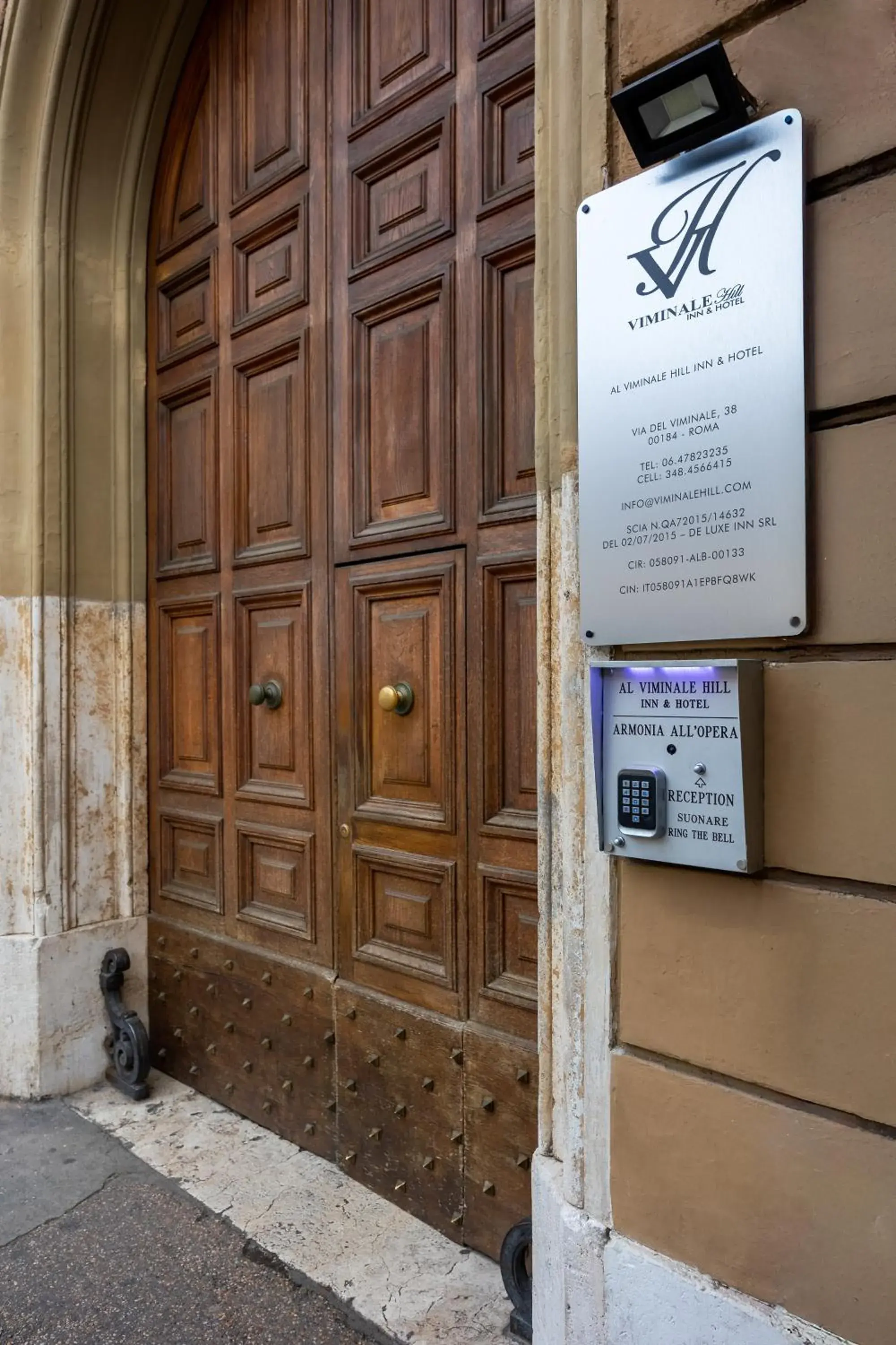 Property building in Al Viminale Hill Inn & Hotel Property building in Al Viminale Hill Inn & Hotel