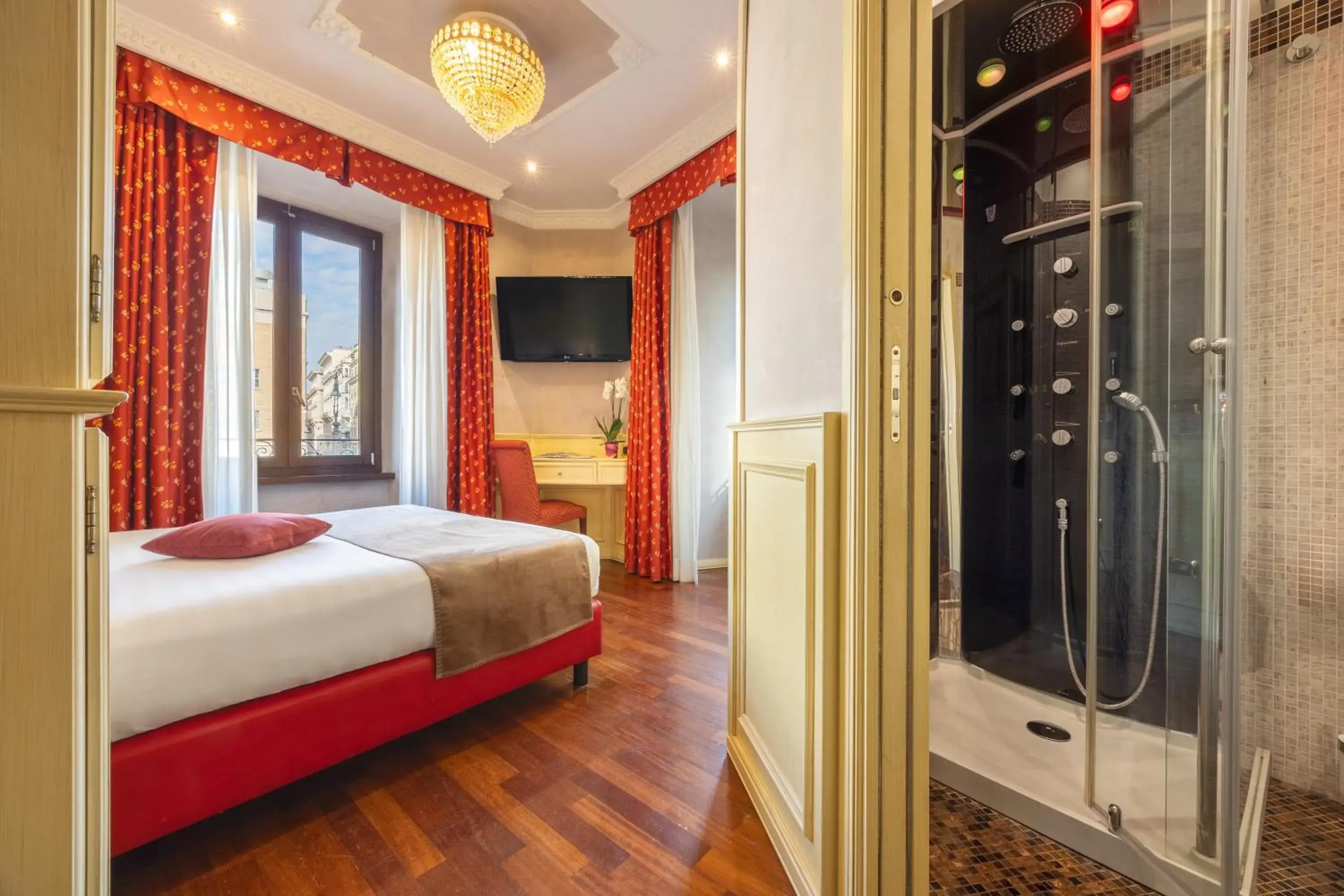 Bedroom, Bed in Al Viminale Hill Inn & Hotel Bedroom, Bed in Al Viminale Hill Inn & Hotel