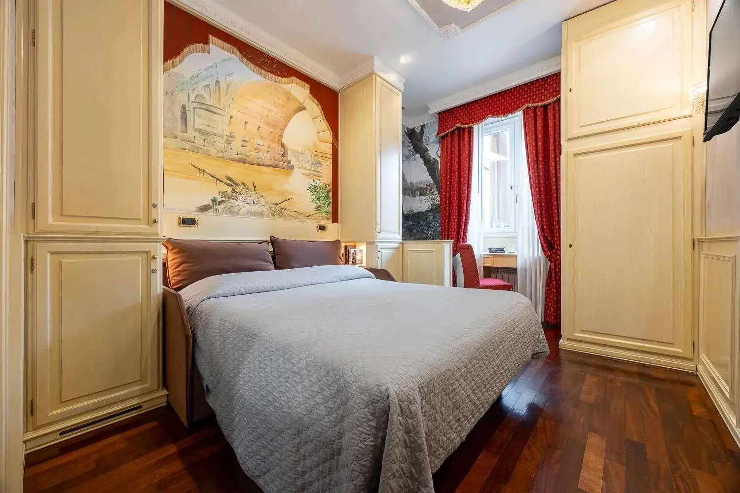 Bed in Al Viminale Hill Inn & Hotel Bed in Al Viminale Hill Inn & Hotel