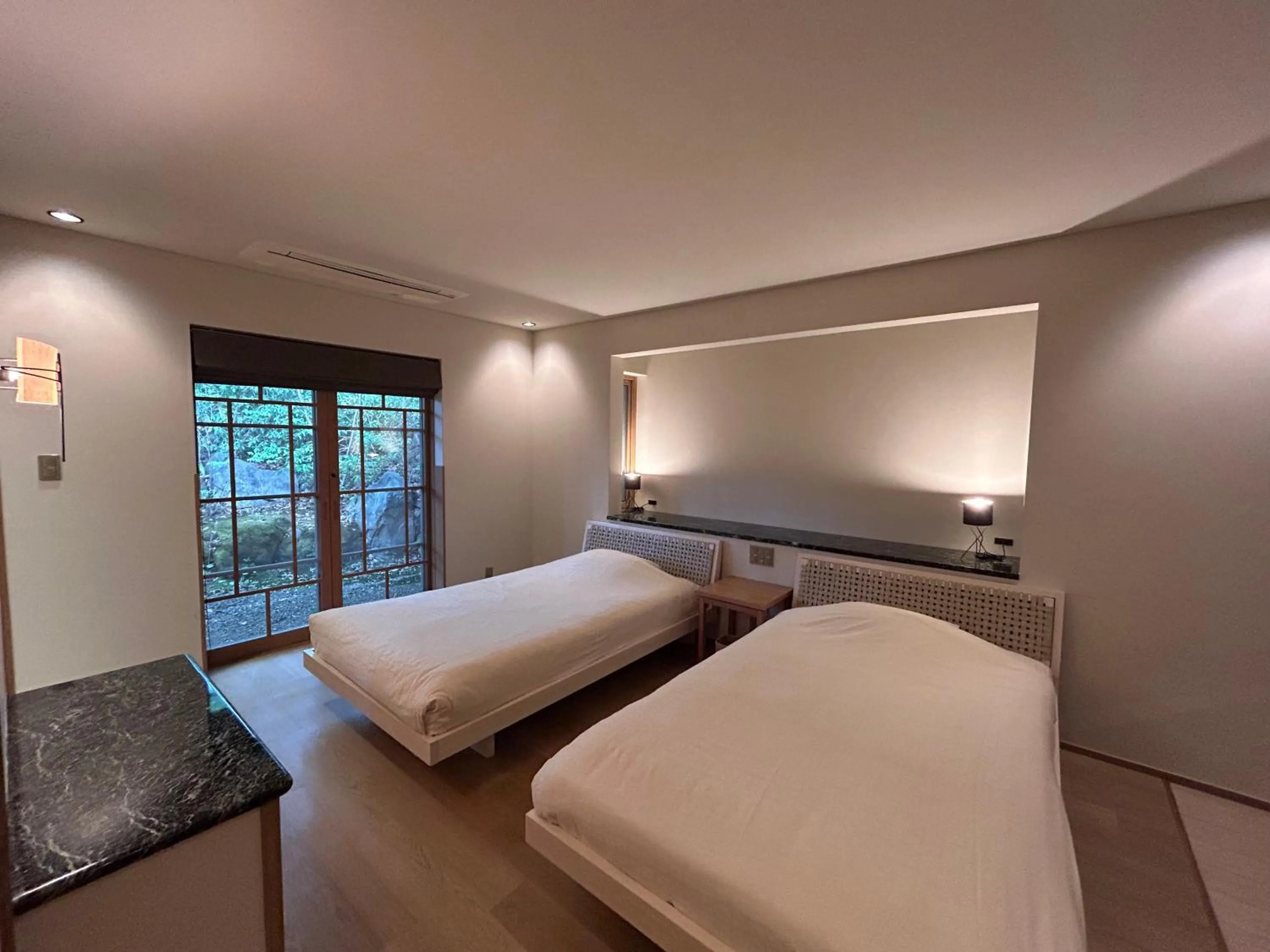 Photo of the whole room, Bed in Yufuin Bettei Itsuki