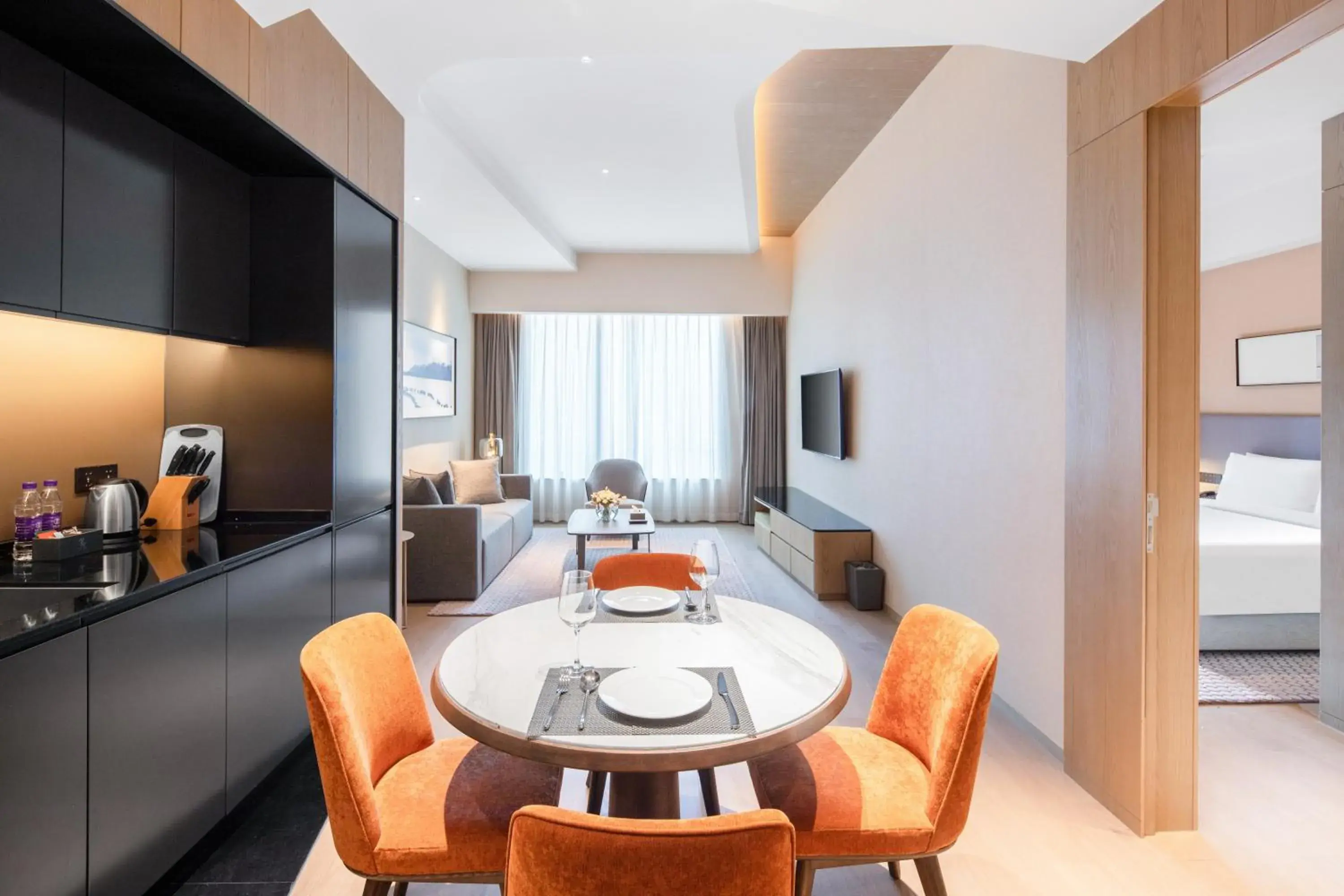 Double Room with Balcony - single occupancy in Primcasa Chengdu Double Room with Balcony - single occupancy in Primcasa Chengdu