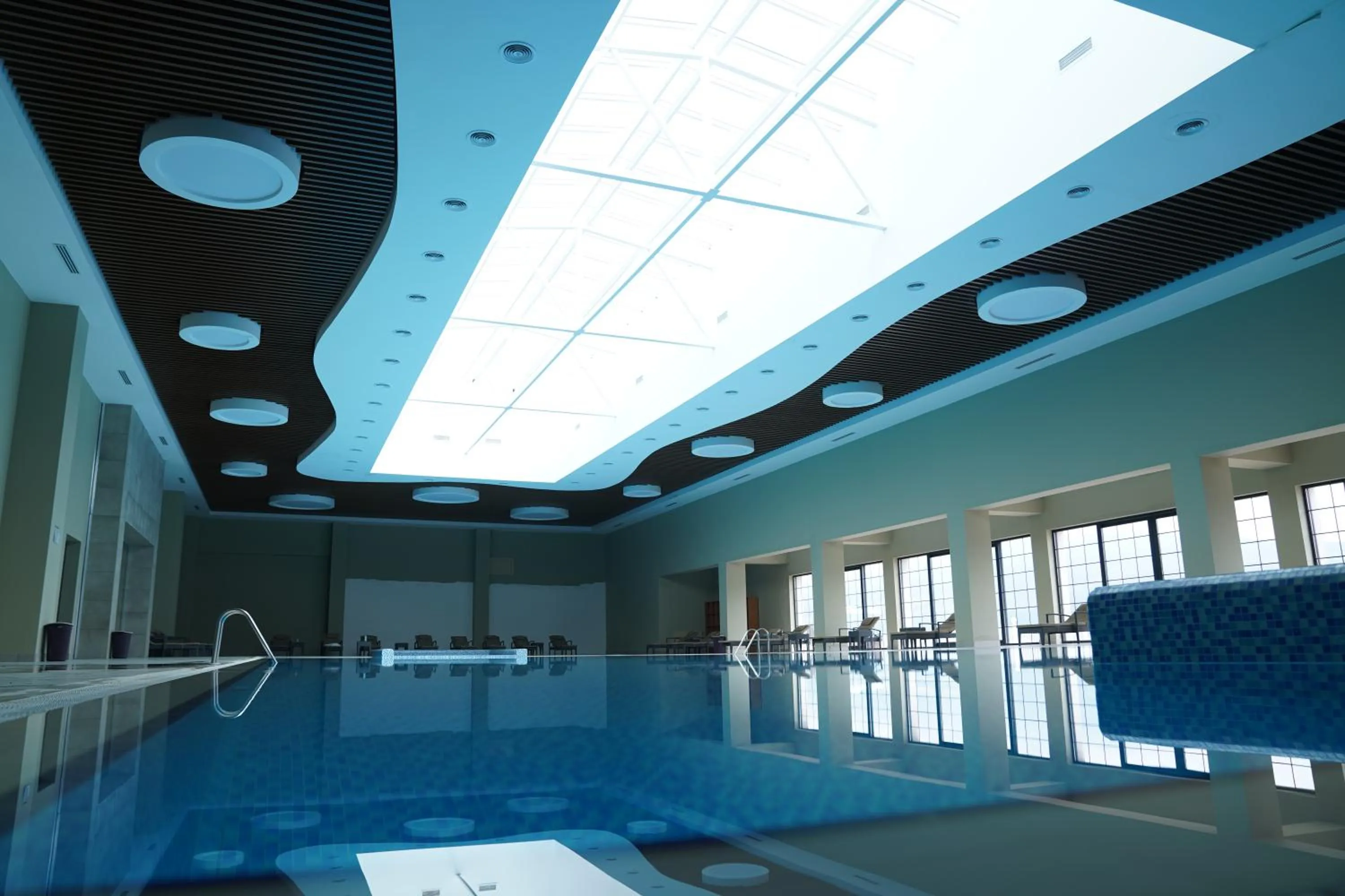 Swimming pool in Deluxe Park Qusar Resort & Spa Hotel