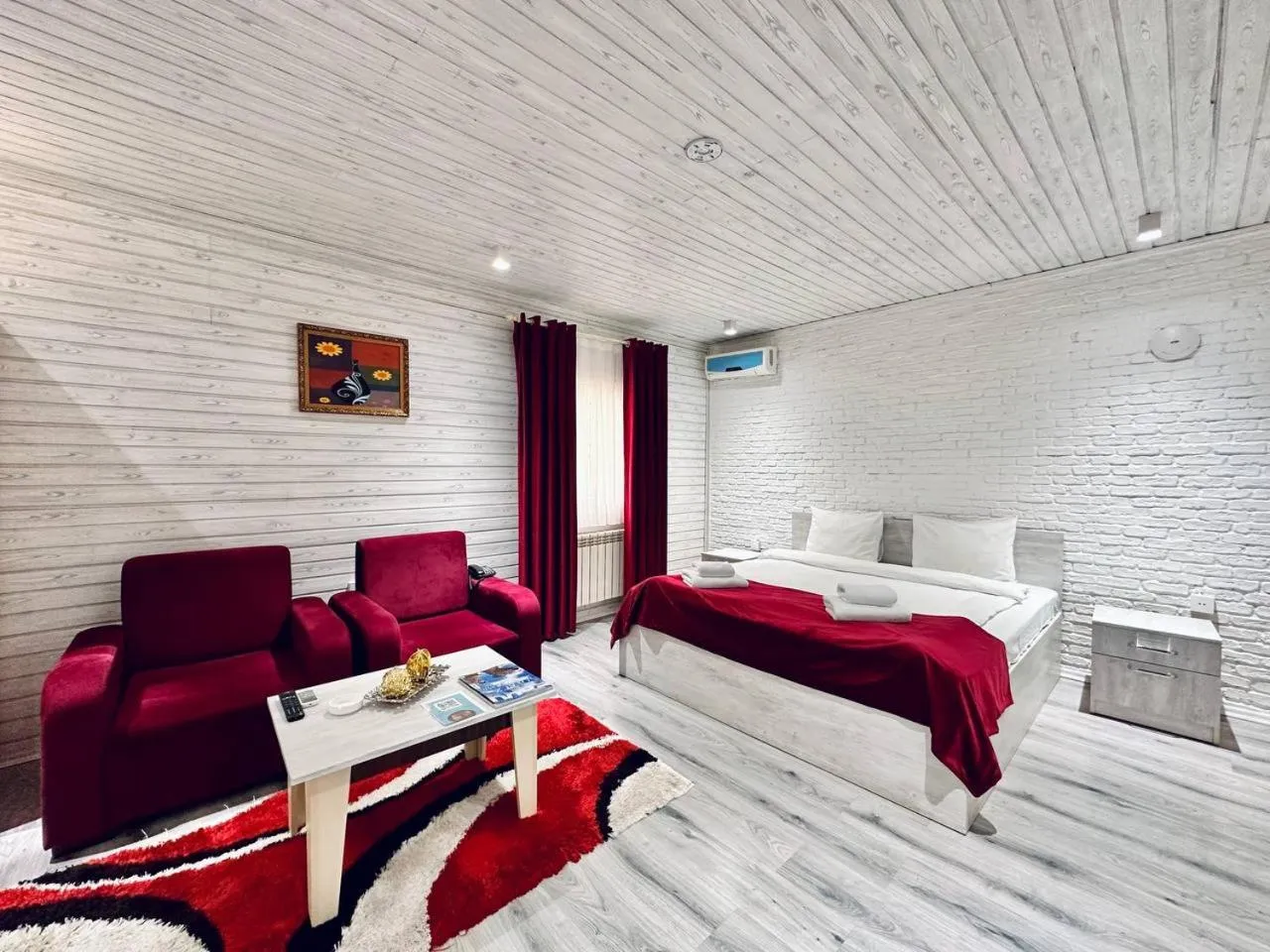 Bed in Deluxe Park Qusar Resort & Spa Hotel