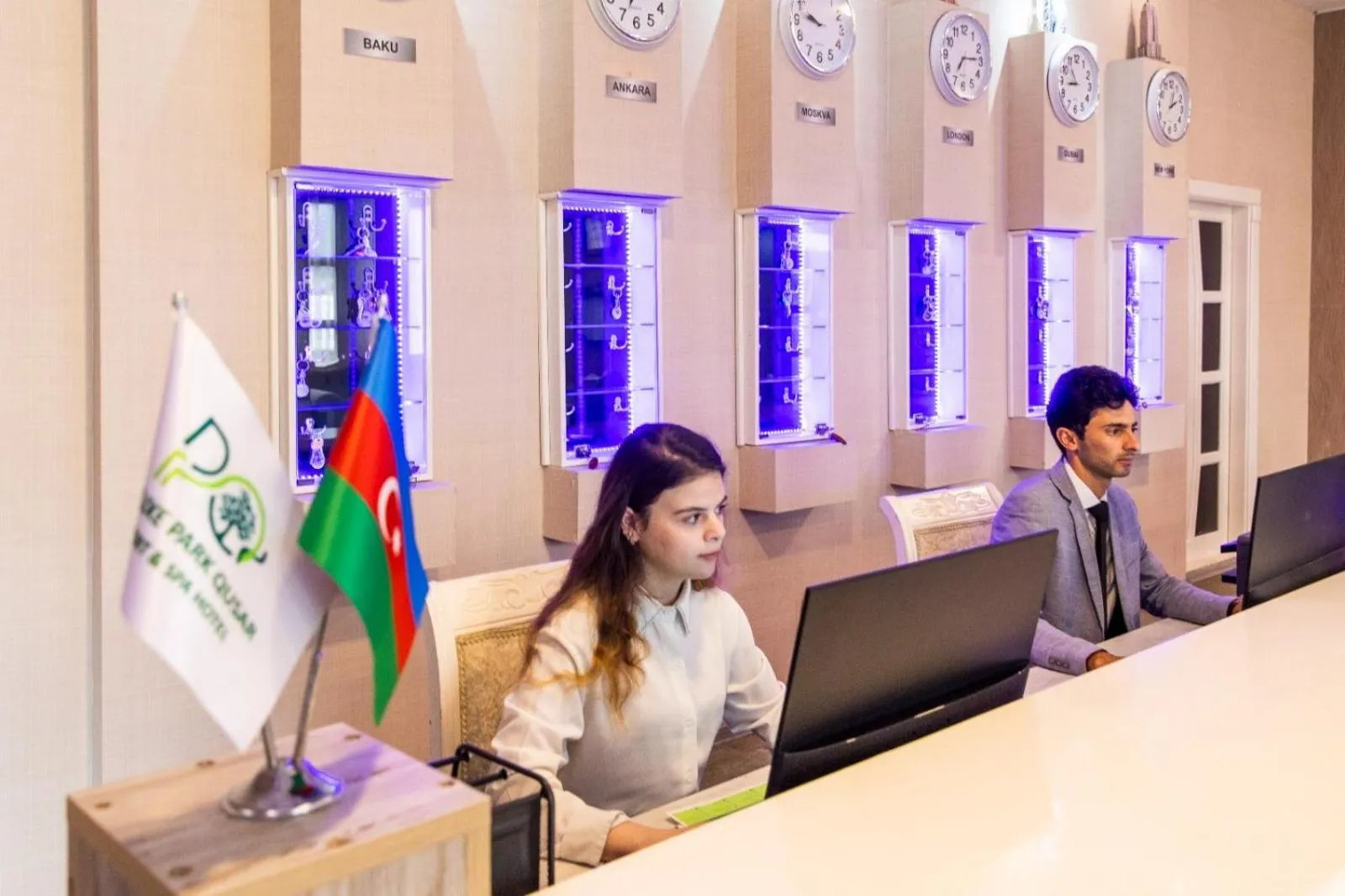 Lobby or reception in Deluxe Park Qusar Resort & Spa Hotel