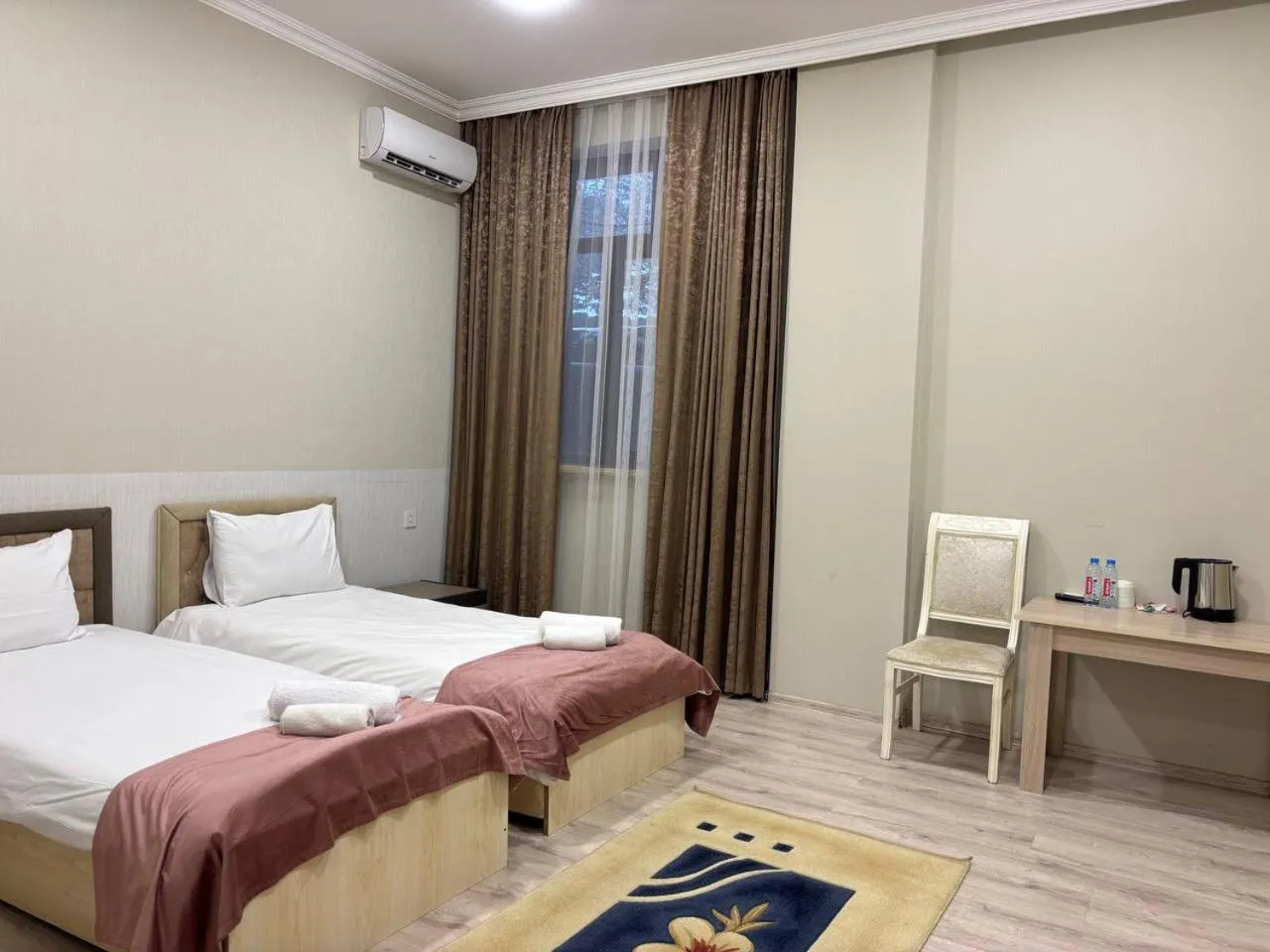 Bed in Deluxe Park Qusar Resort & Spa Hotel