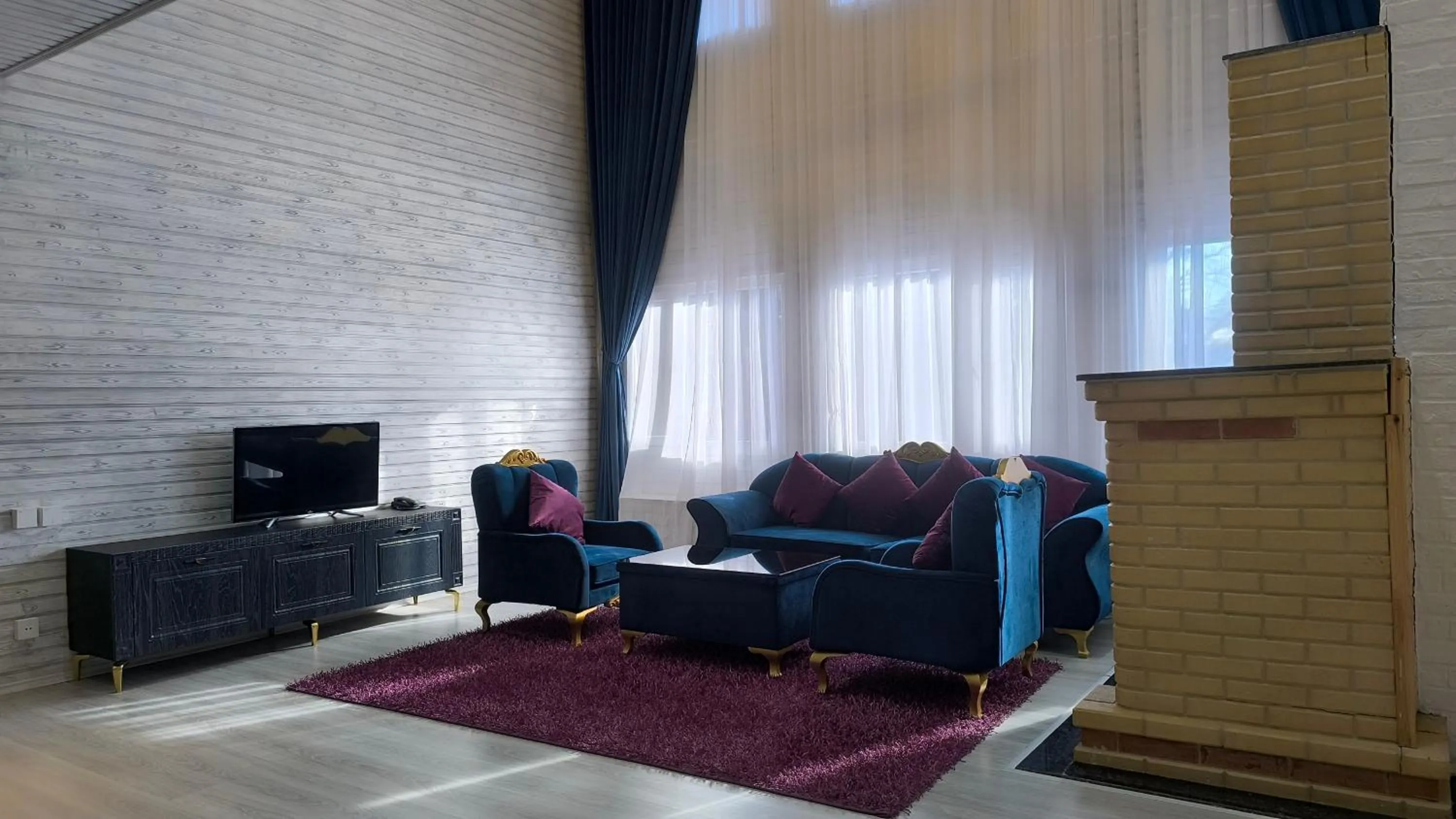 Living room in Deluxe Park Qusar Resort & Spa Hotel