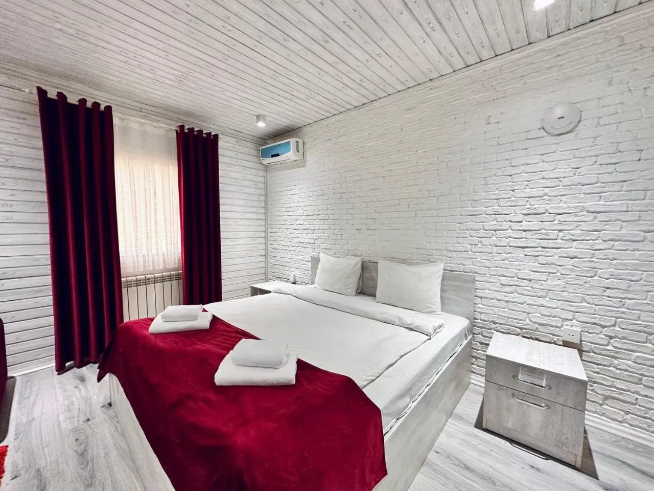 Bed in Deluxe Park Qusar Resort & Spa Hotel