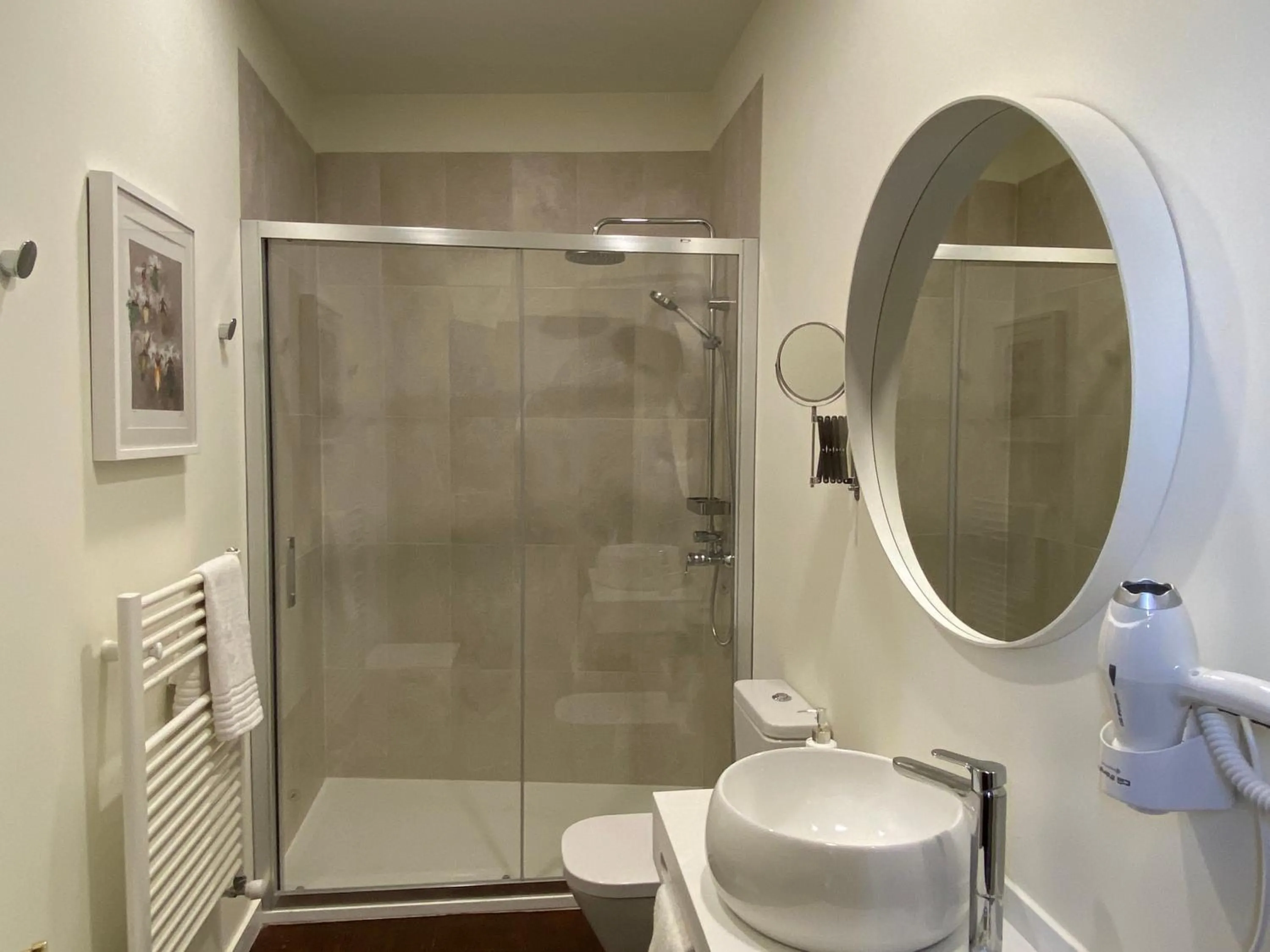 Shower in Nava Suites