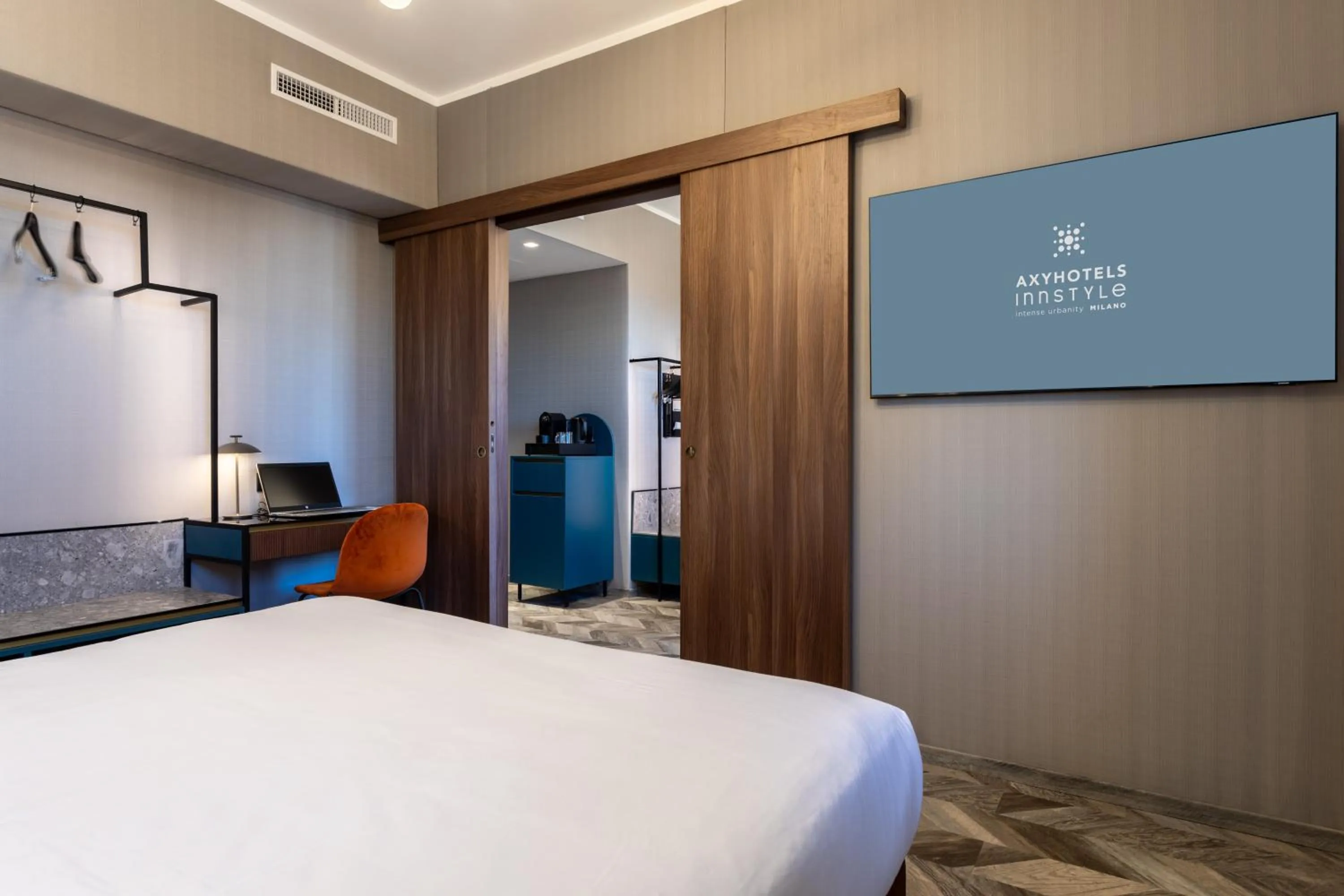 Bed in AXYHOTELS InnStyle Milano