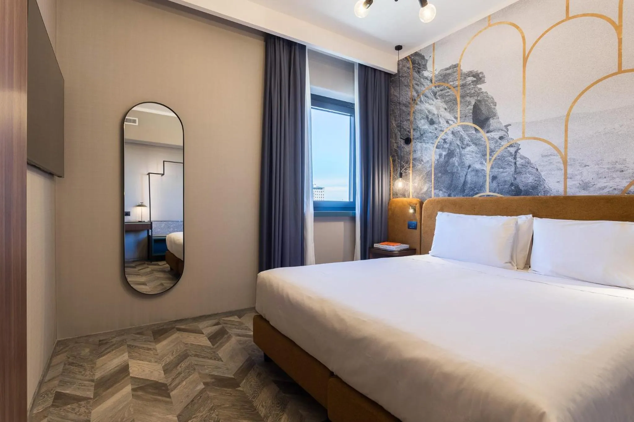 Bed in AXYHOTELS InnStyle Milano