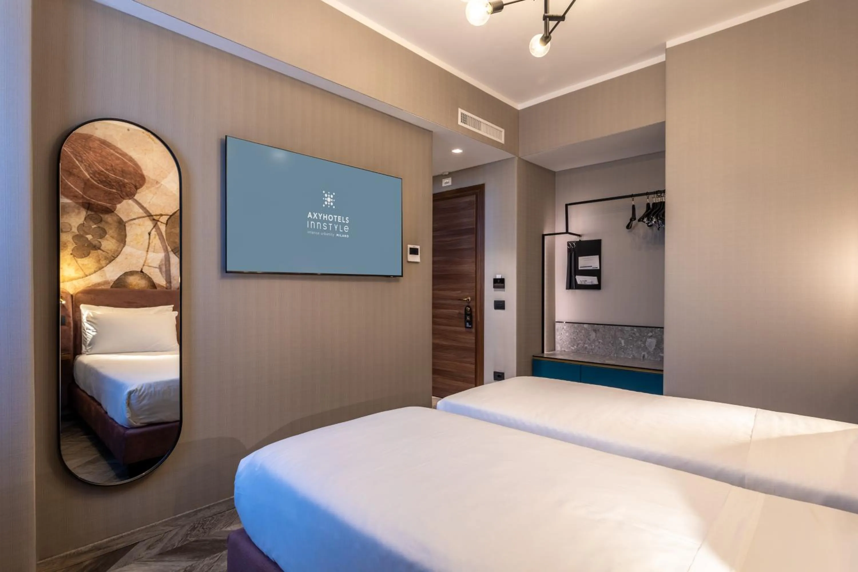 Bed in AXYHOTELS InnStyle Milano