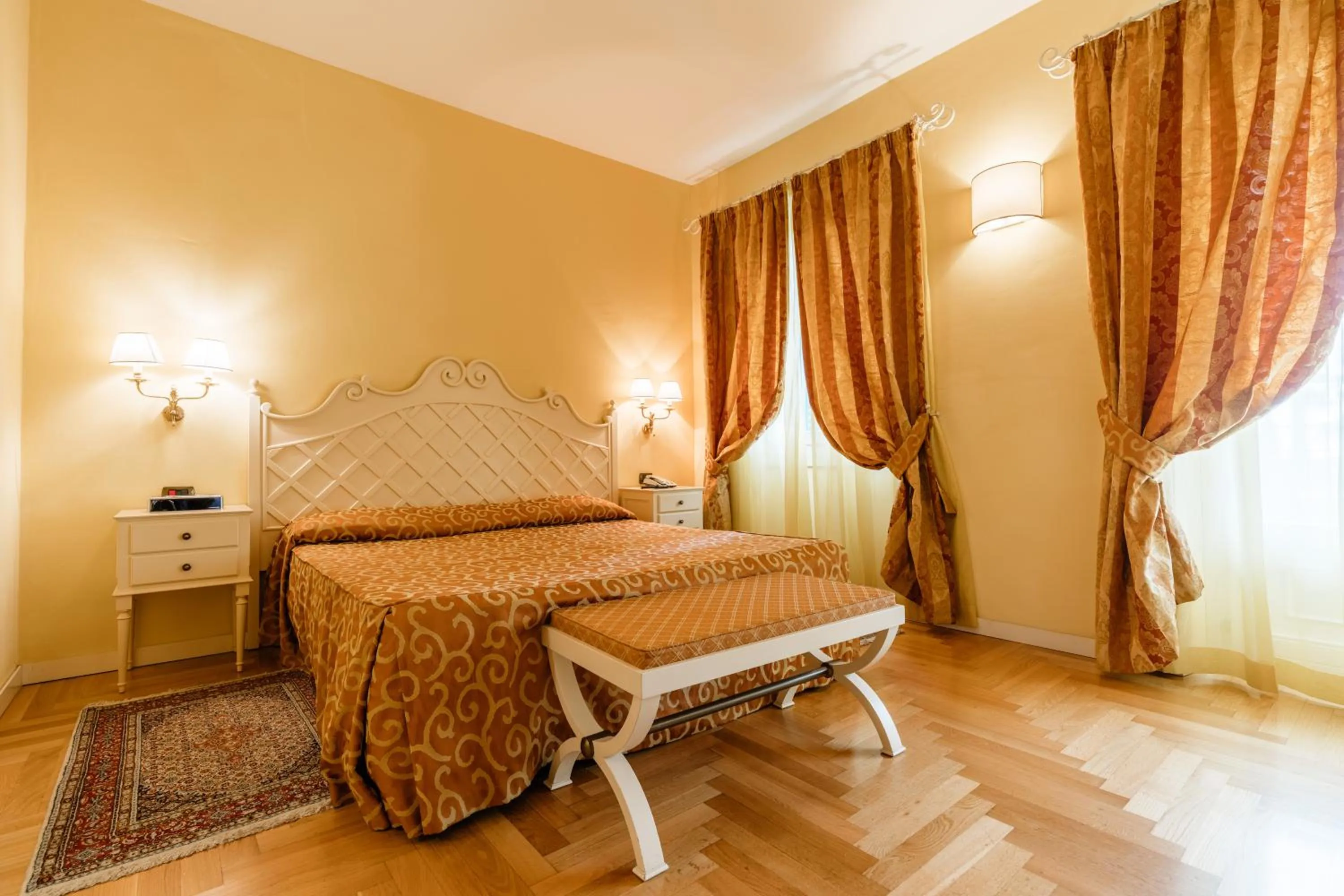 Bed in Villa Sofia Hotel