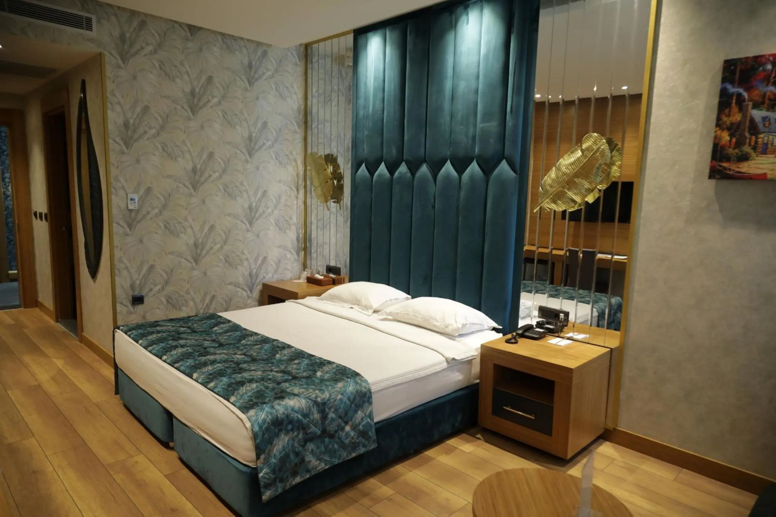 Bed in Sirin Park Hotel