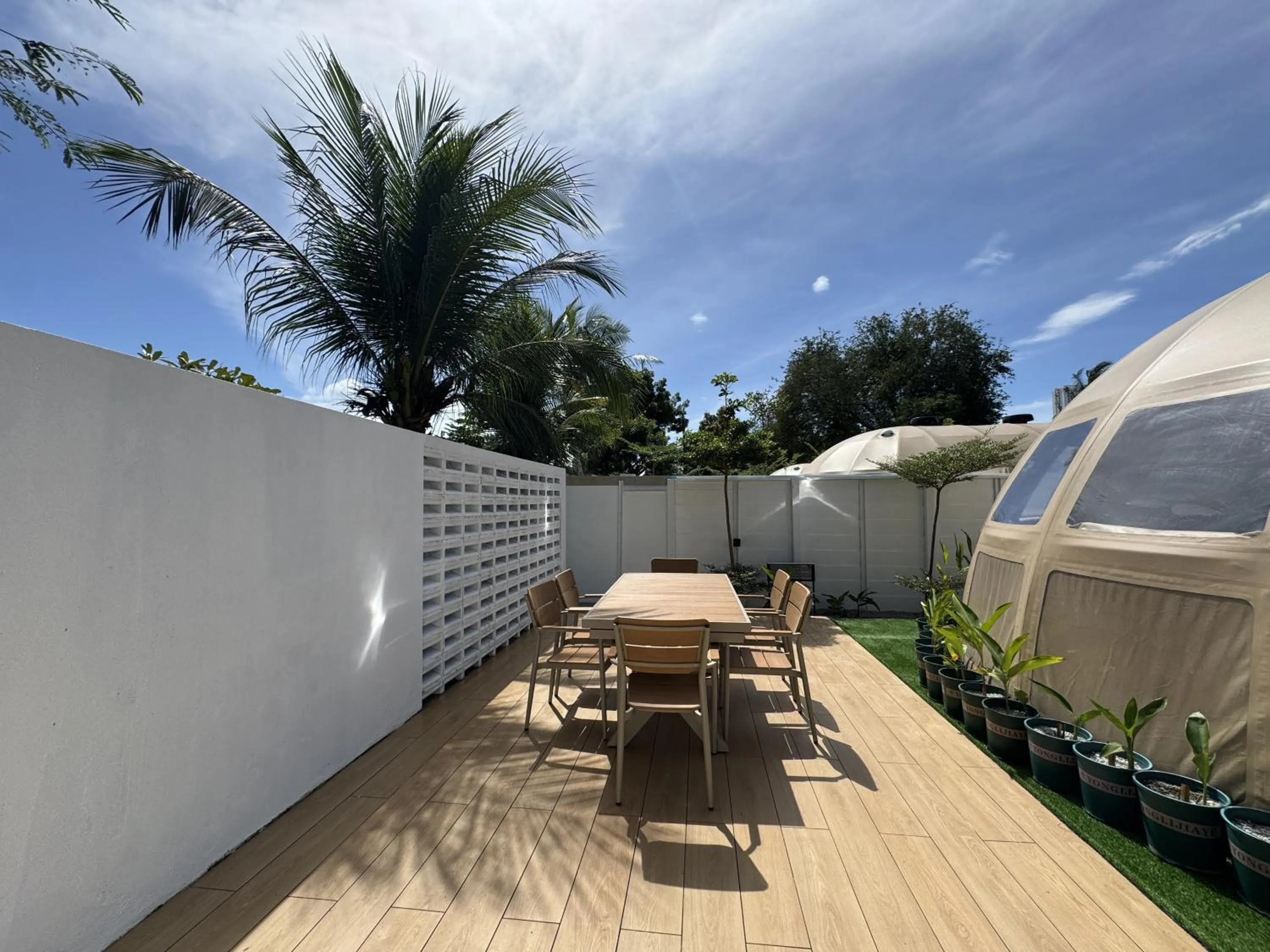 Seating area in Found Mansion