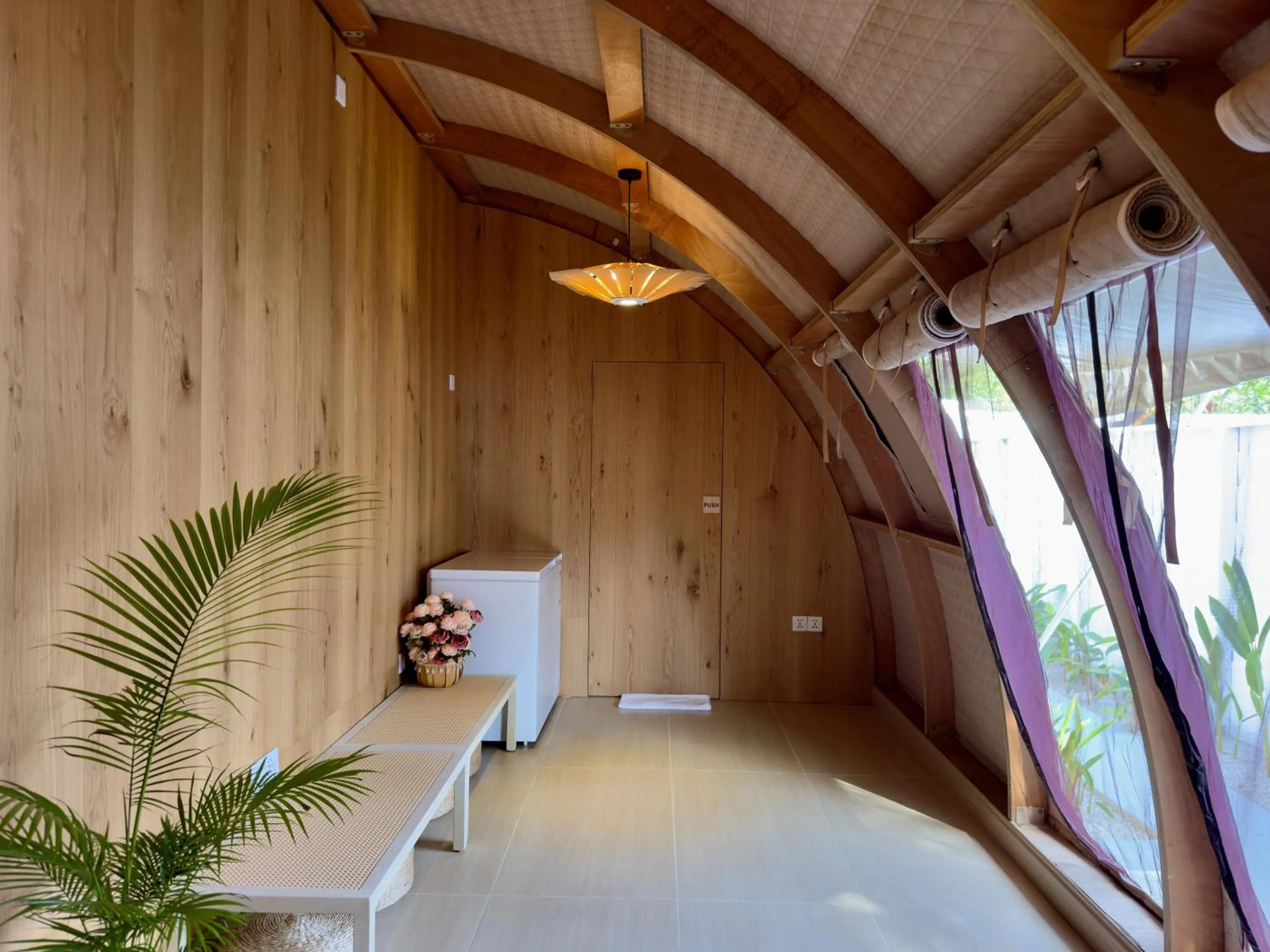 Living room in Found Mansion