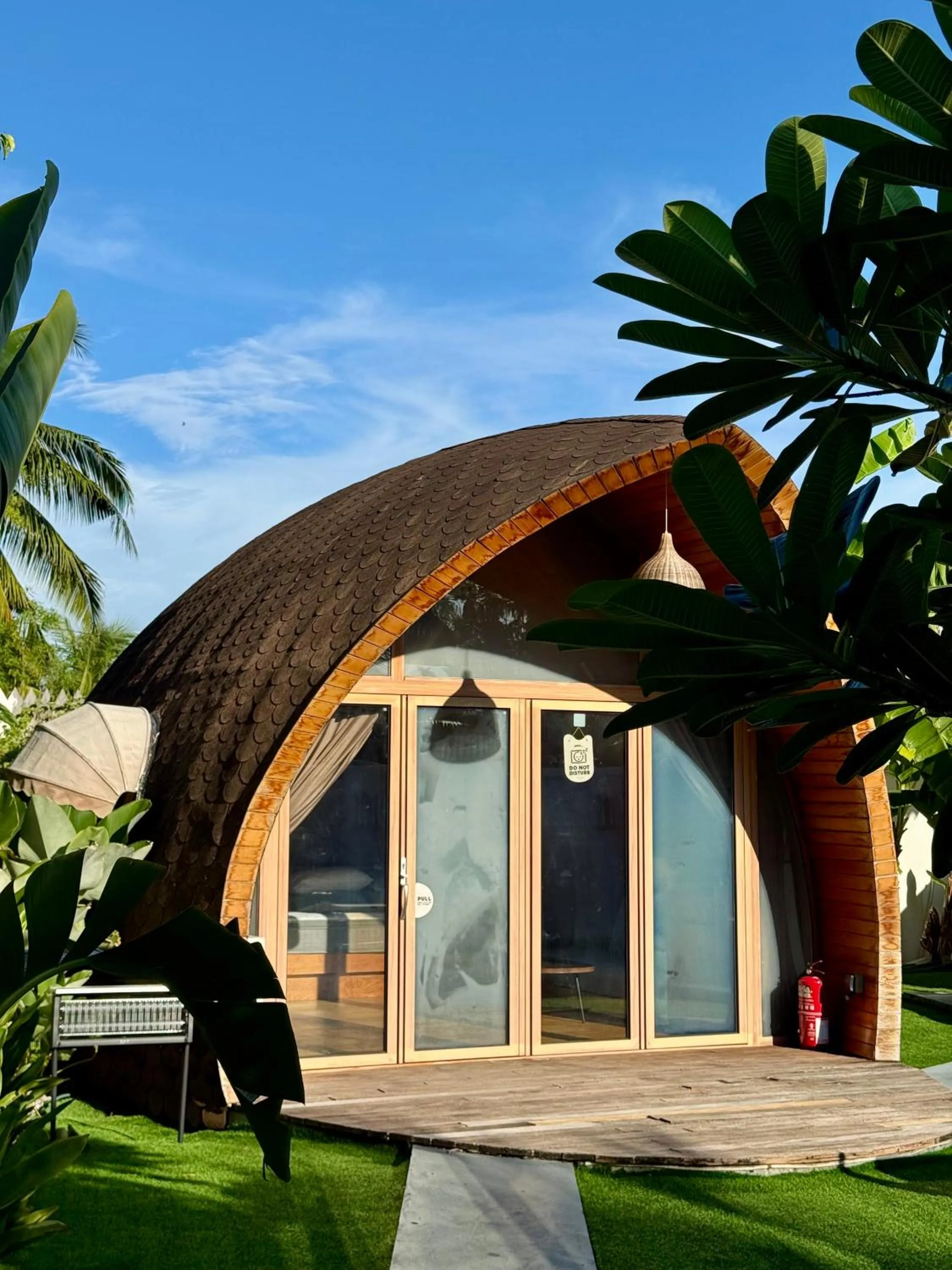 Garden view in Found Mansion