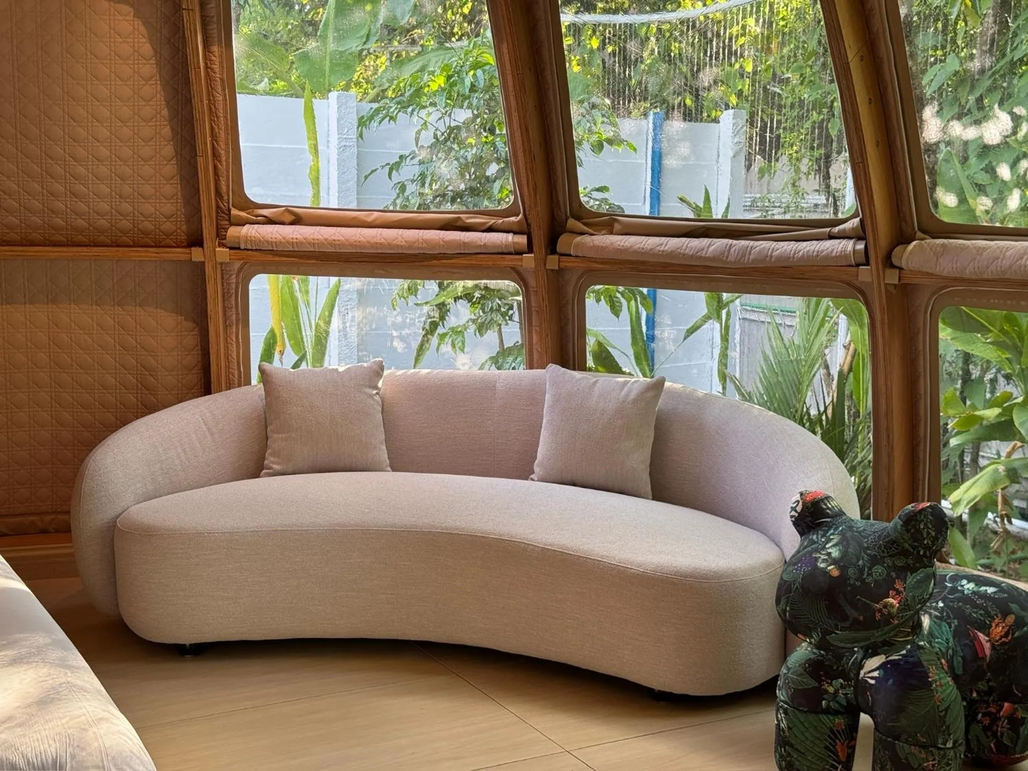 Seating area in Found Mansion