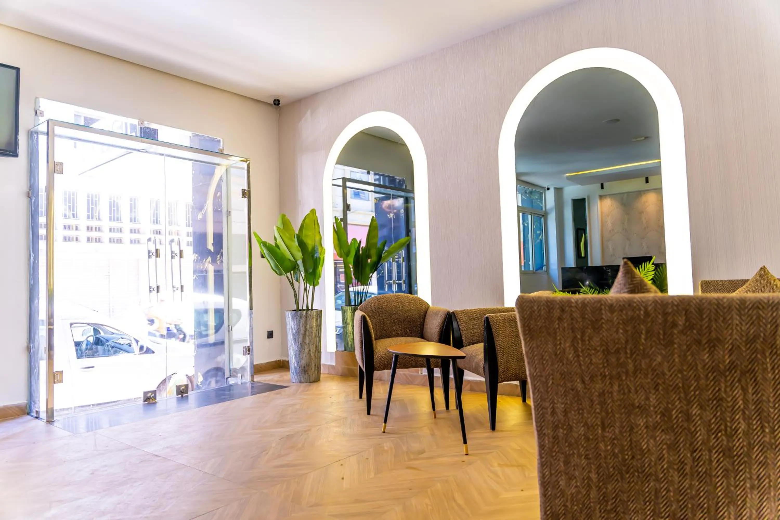 Seating area in Hotel Les Ambassadeurs