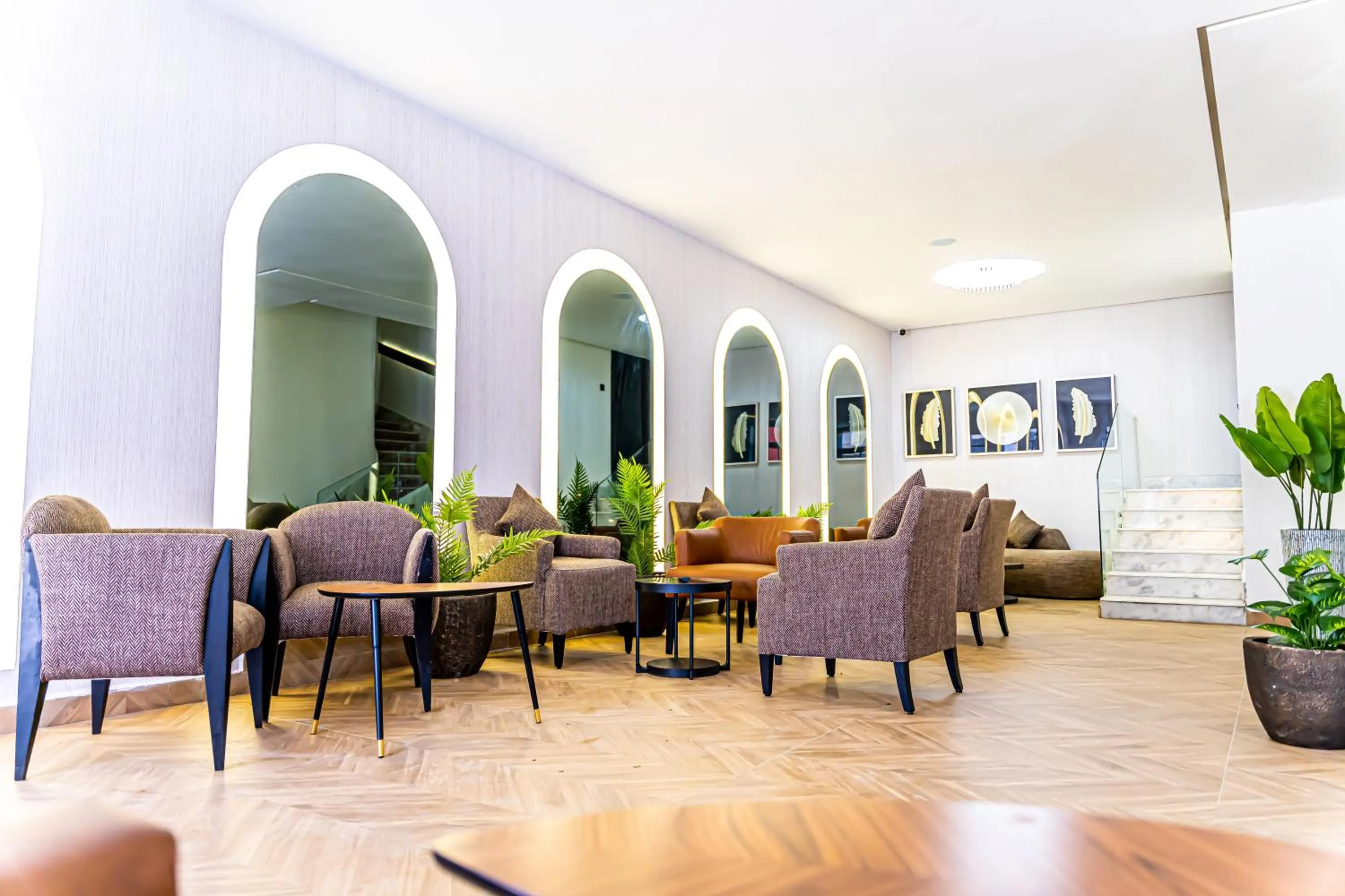 Seating area in Hotel Les Ambassadeurs