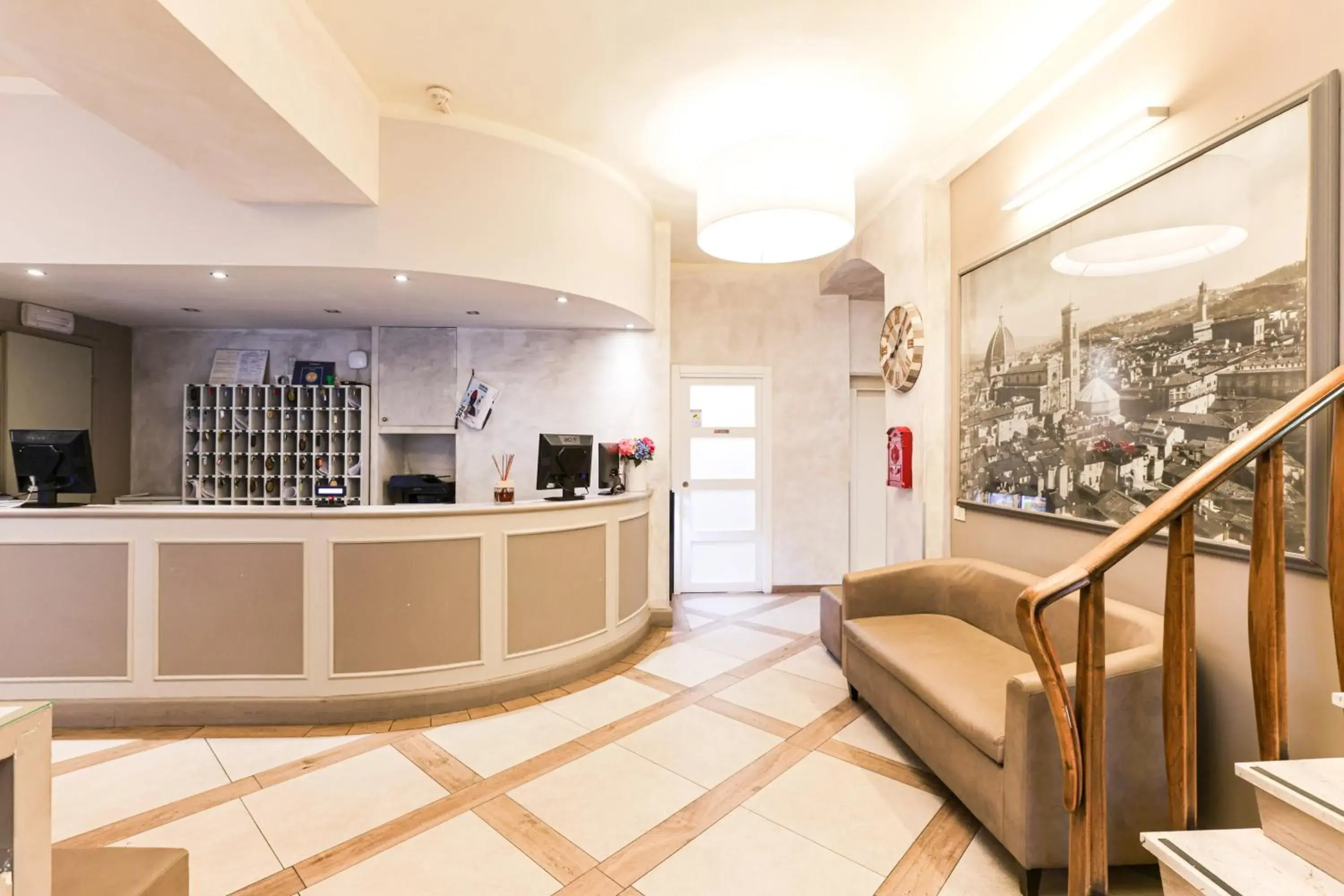 Lobby or reception in Albergo Firenze Lobby or reception in Albergo Firenze