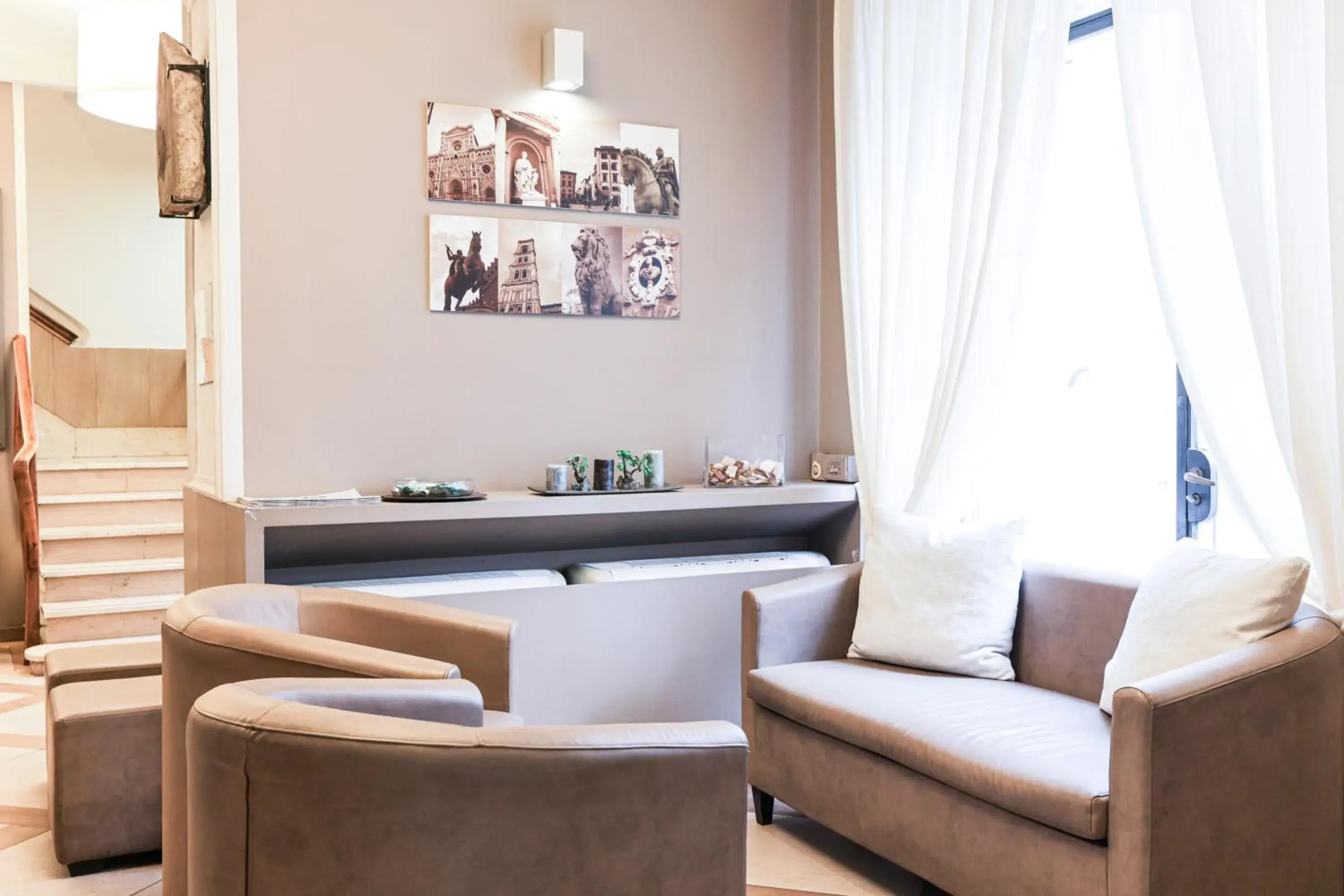 Lobby or reception in Albergo Firenze Lobby or reception in Albergo Firenze