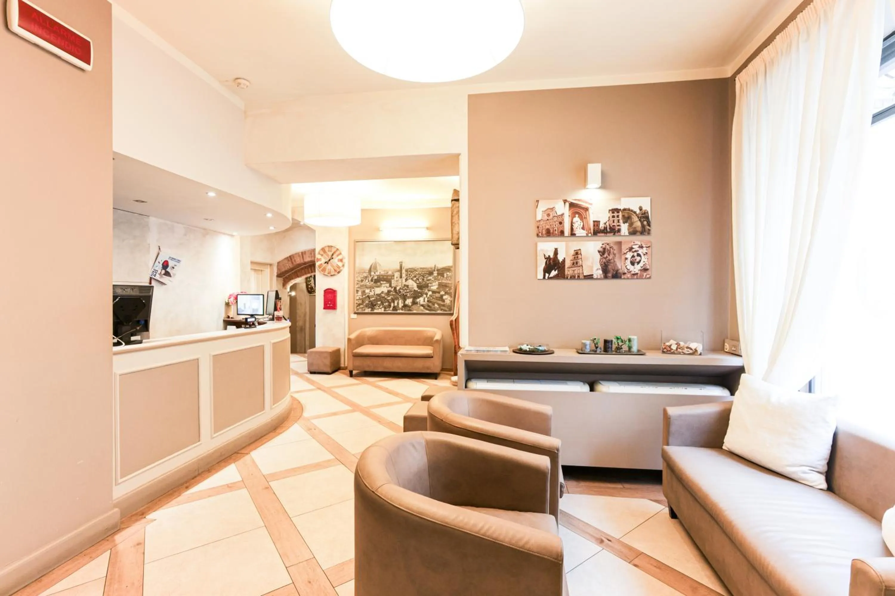 Lobby or reception in Albergo Firenze