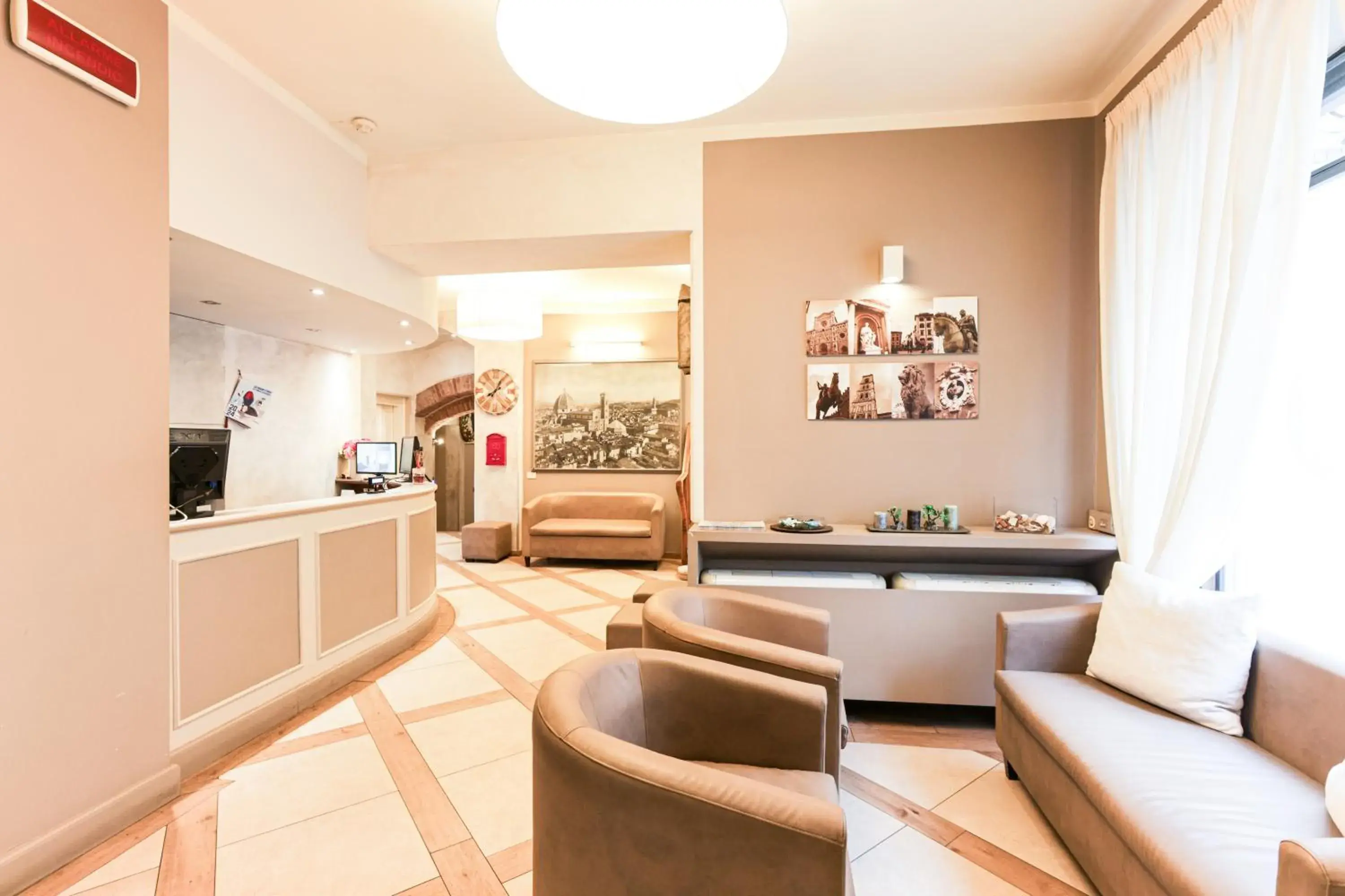 Lobby or reception in Albergo Firenze Lobby or reception in Albergo Firenze