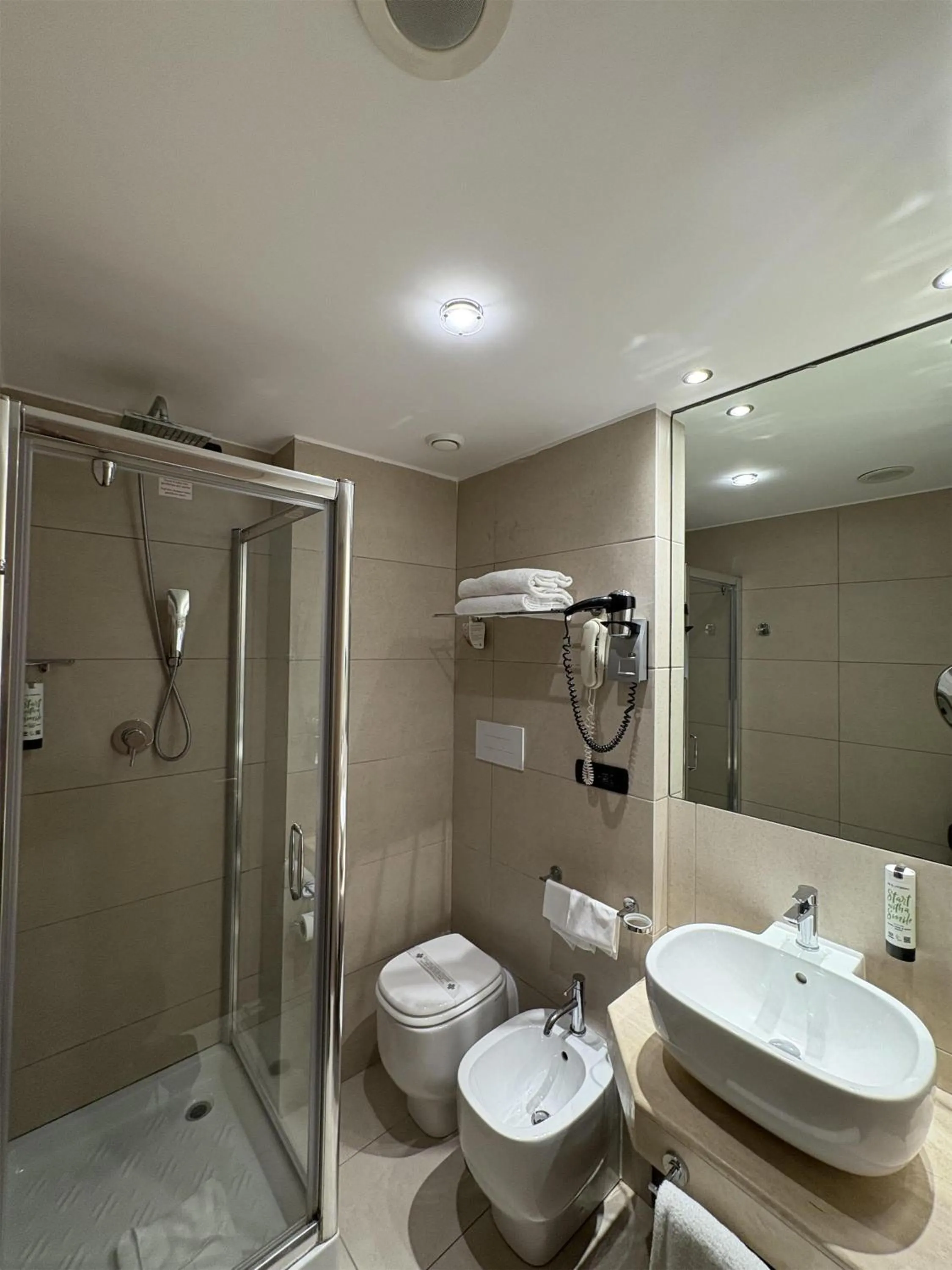 Bathroom in Best Western Hotel Rome Airport