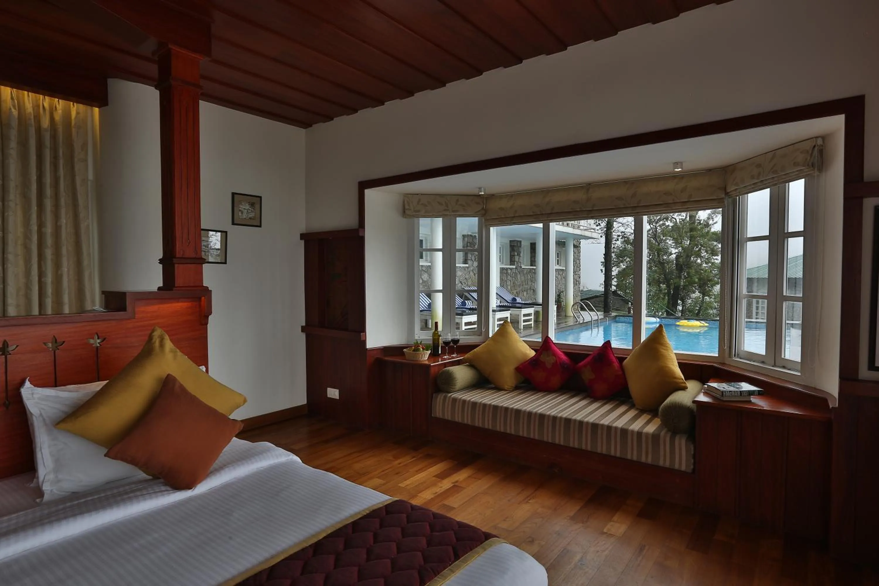 Bed in SpiceTree Munnar