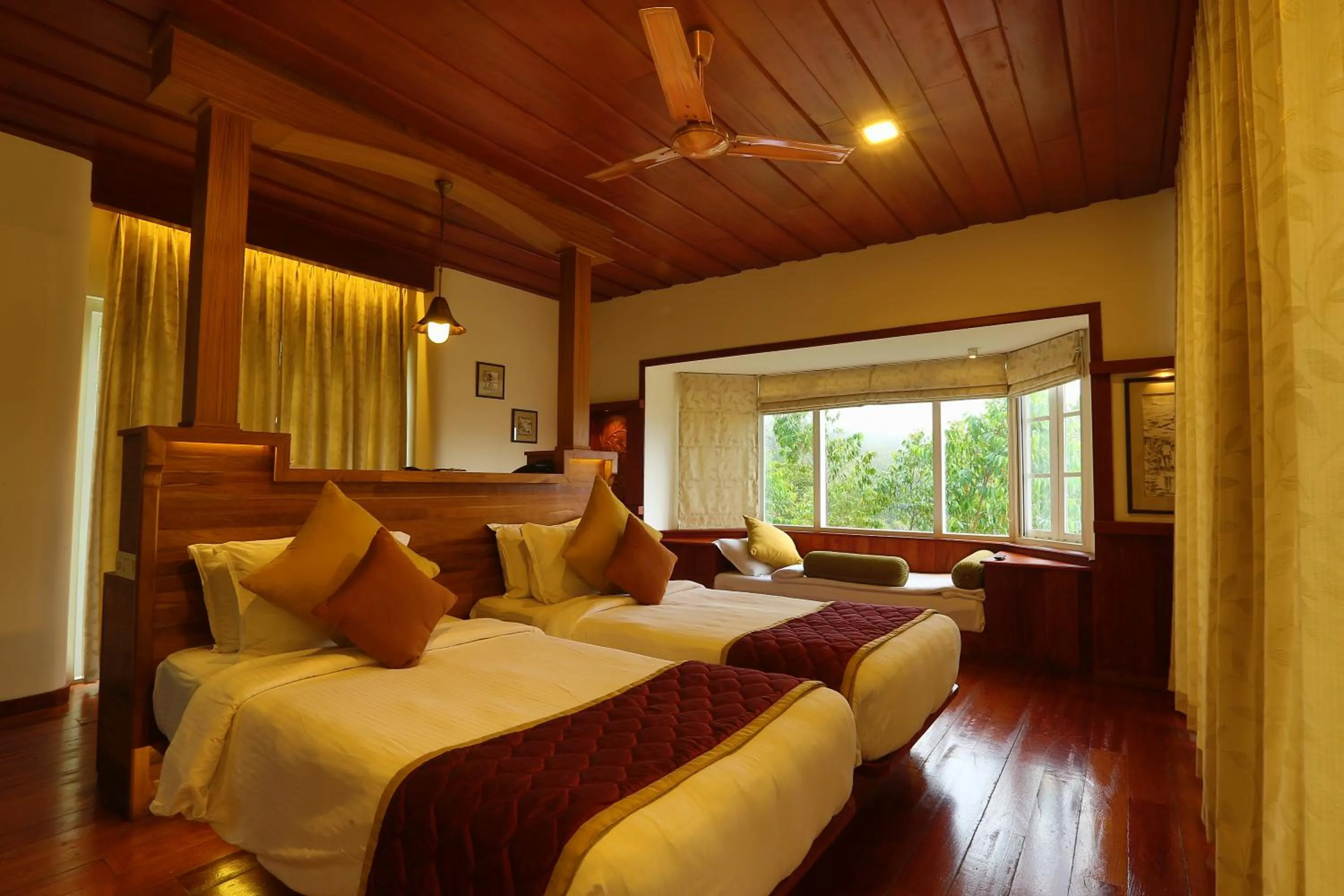 Bed in SpiceTree Munnar