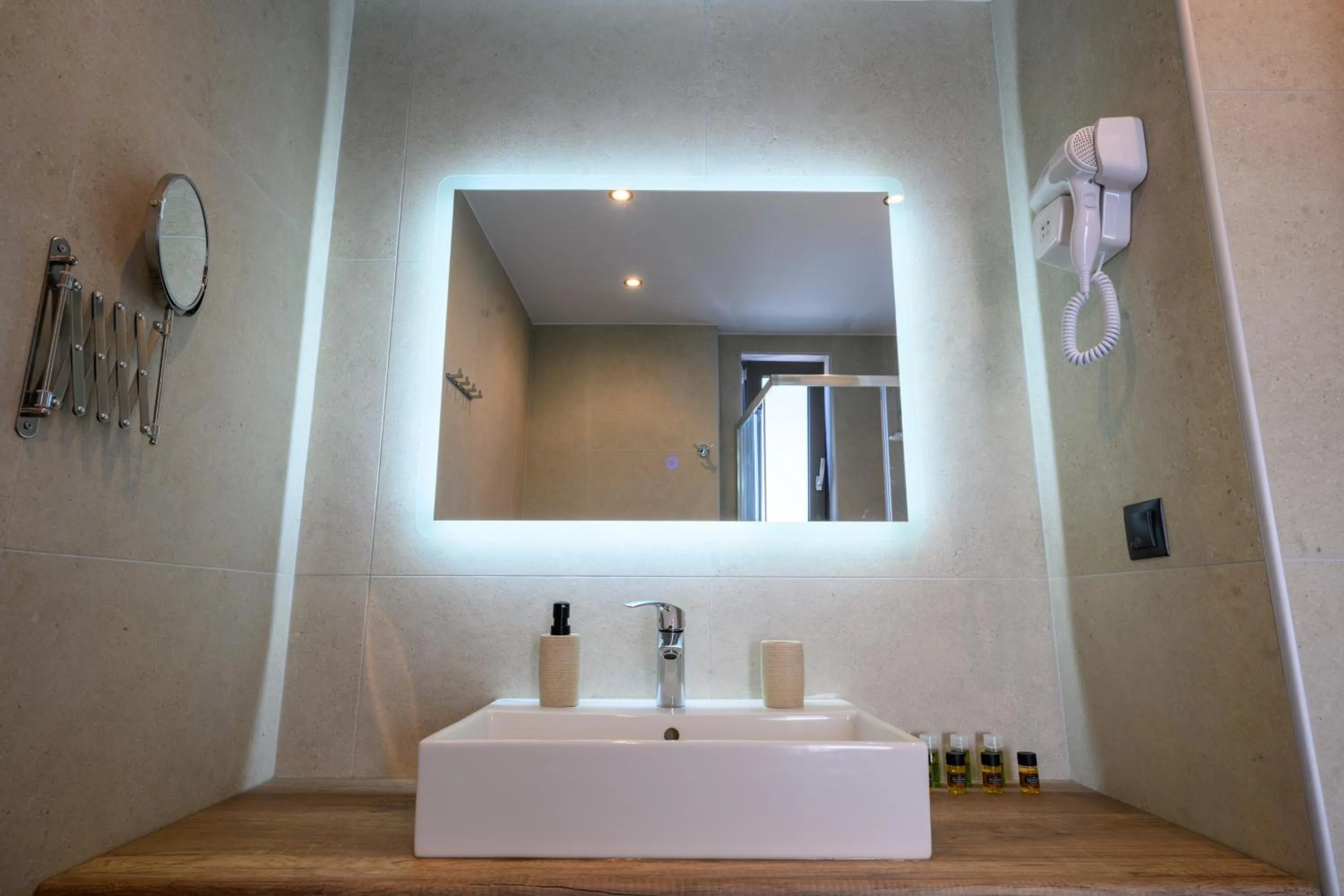 Bathroom in CUBES ON THE BEACH Athens Airport