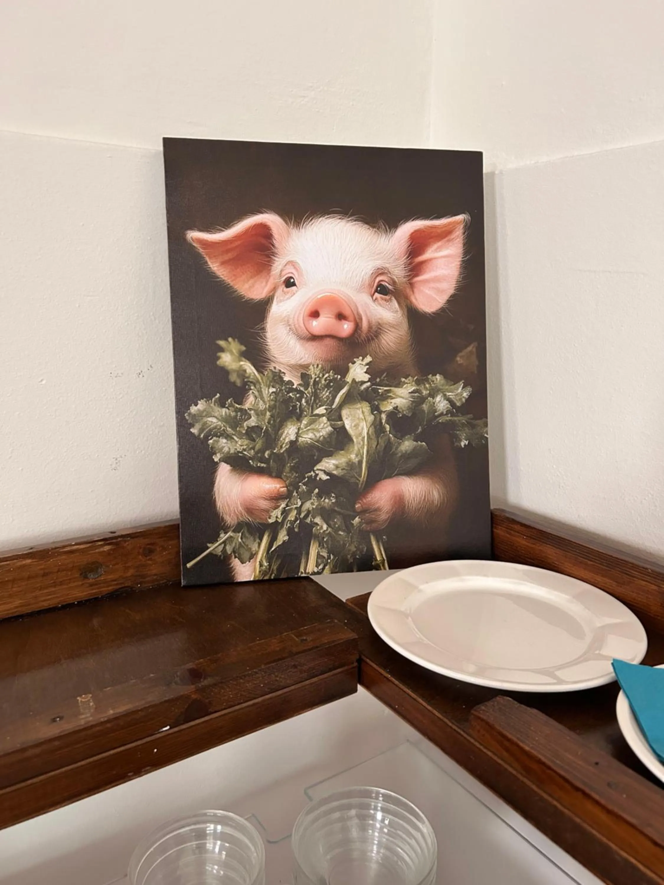 Decorative detail in Hotel Lukas Vegetarian & Vegan