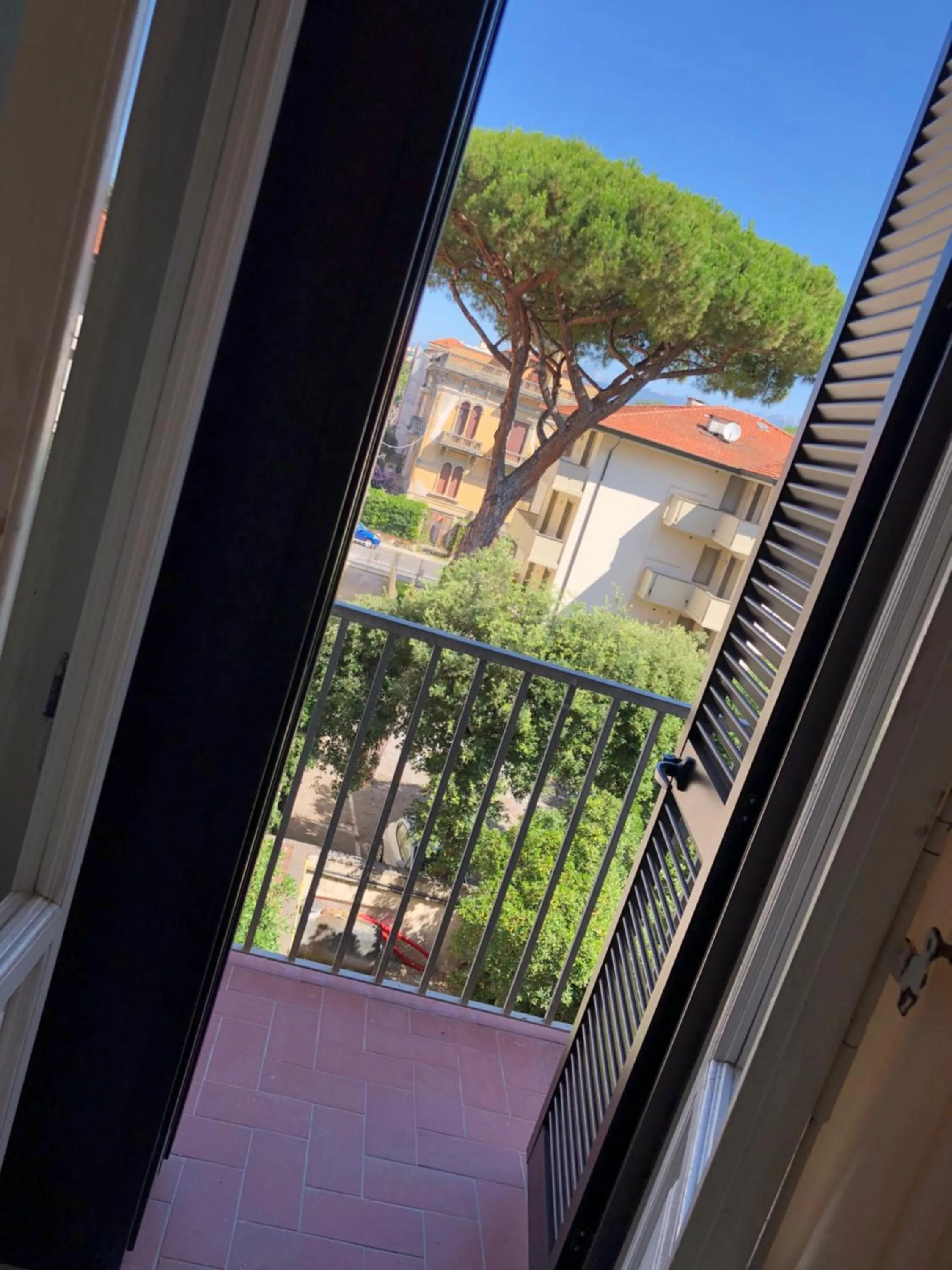 Garden view in Hotel Lukas Vegetarian & Vegan