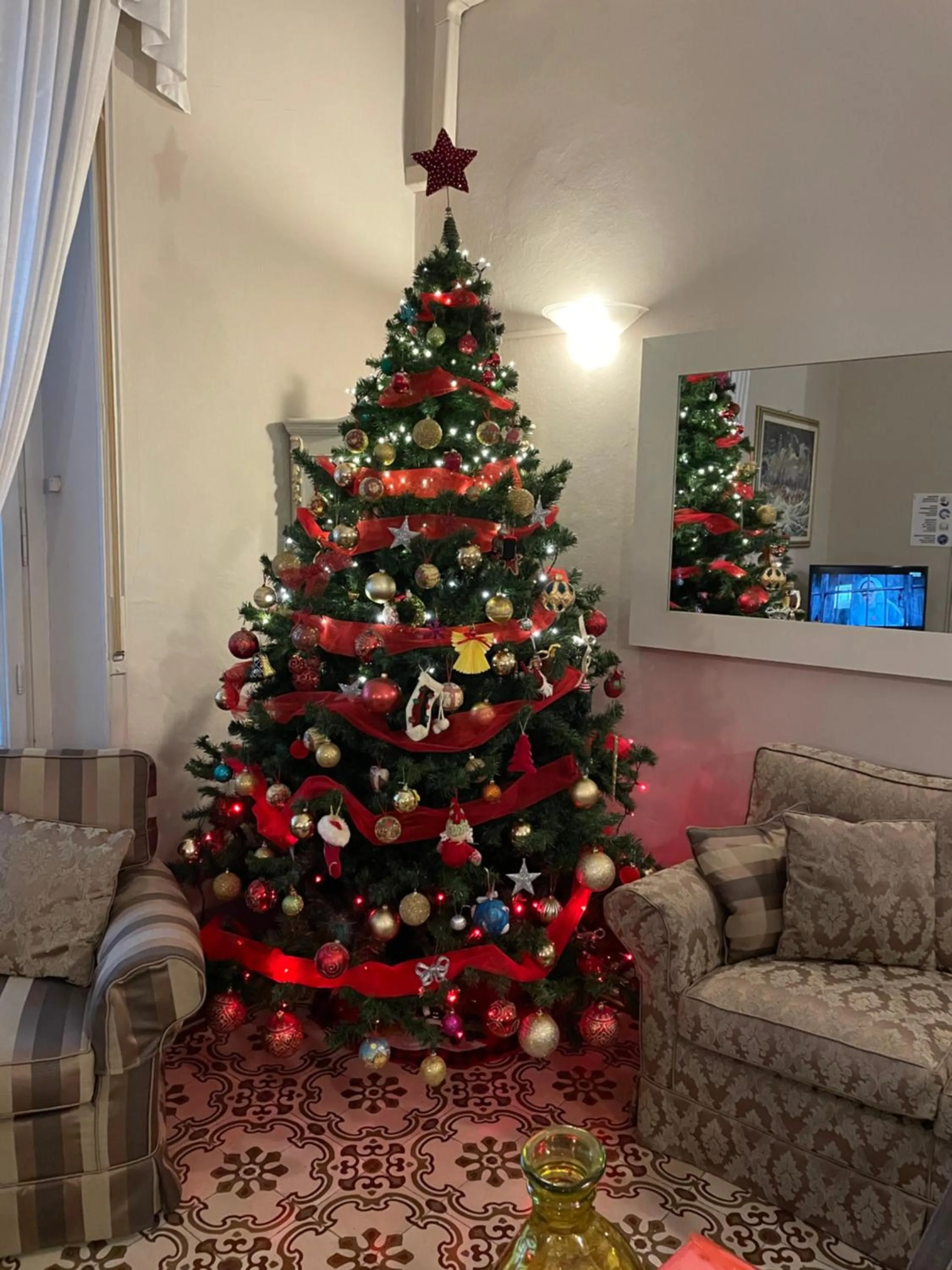 Living room in Hotel Lukas Vegetarian & Vegan