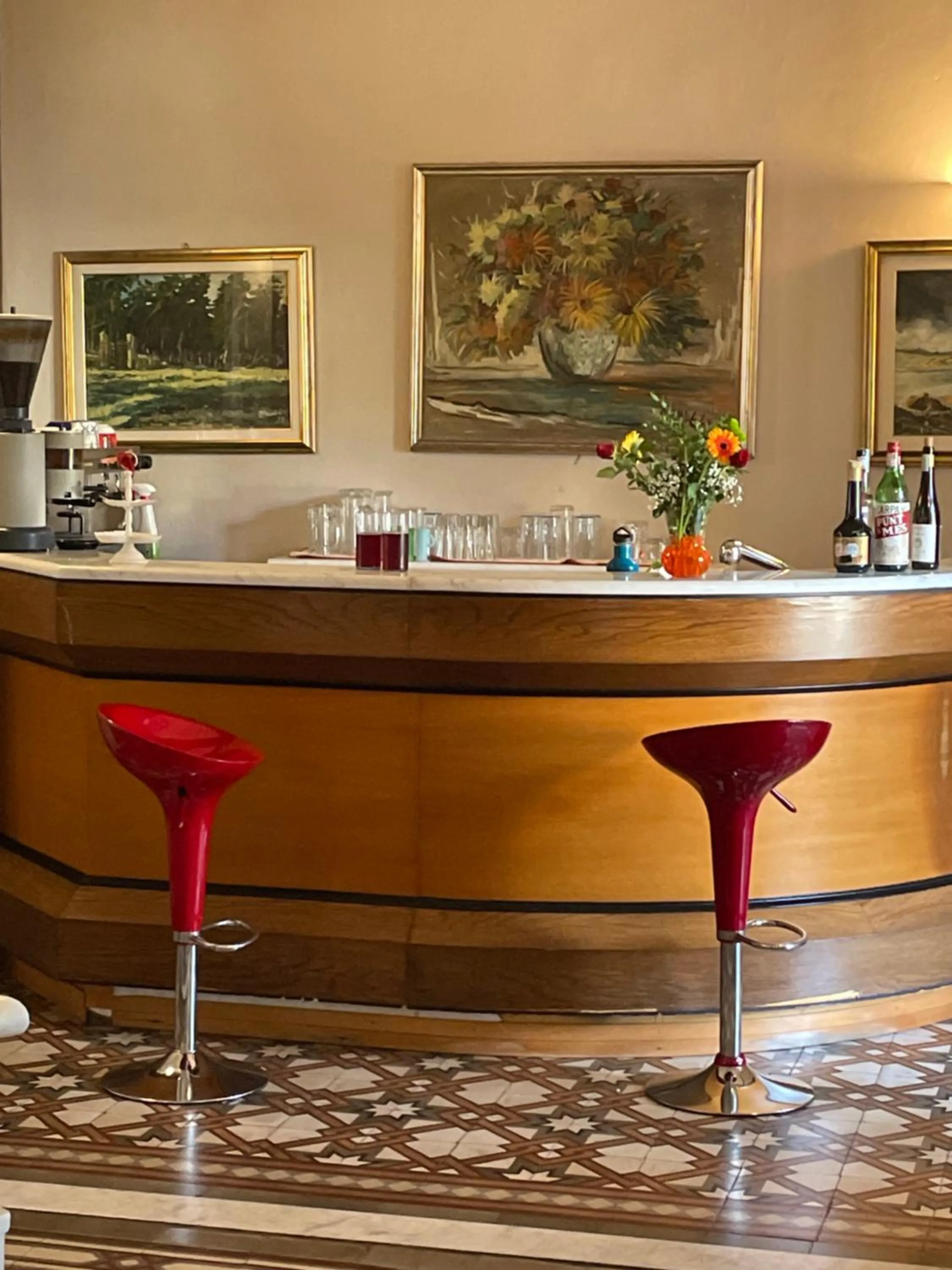 Lounge or bar in Hotel Lukas Vegetarian & Vegan