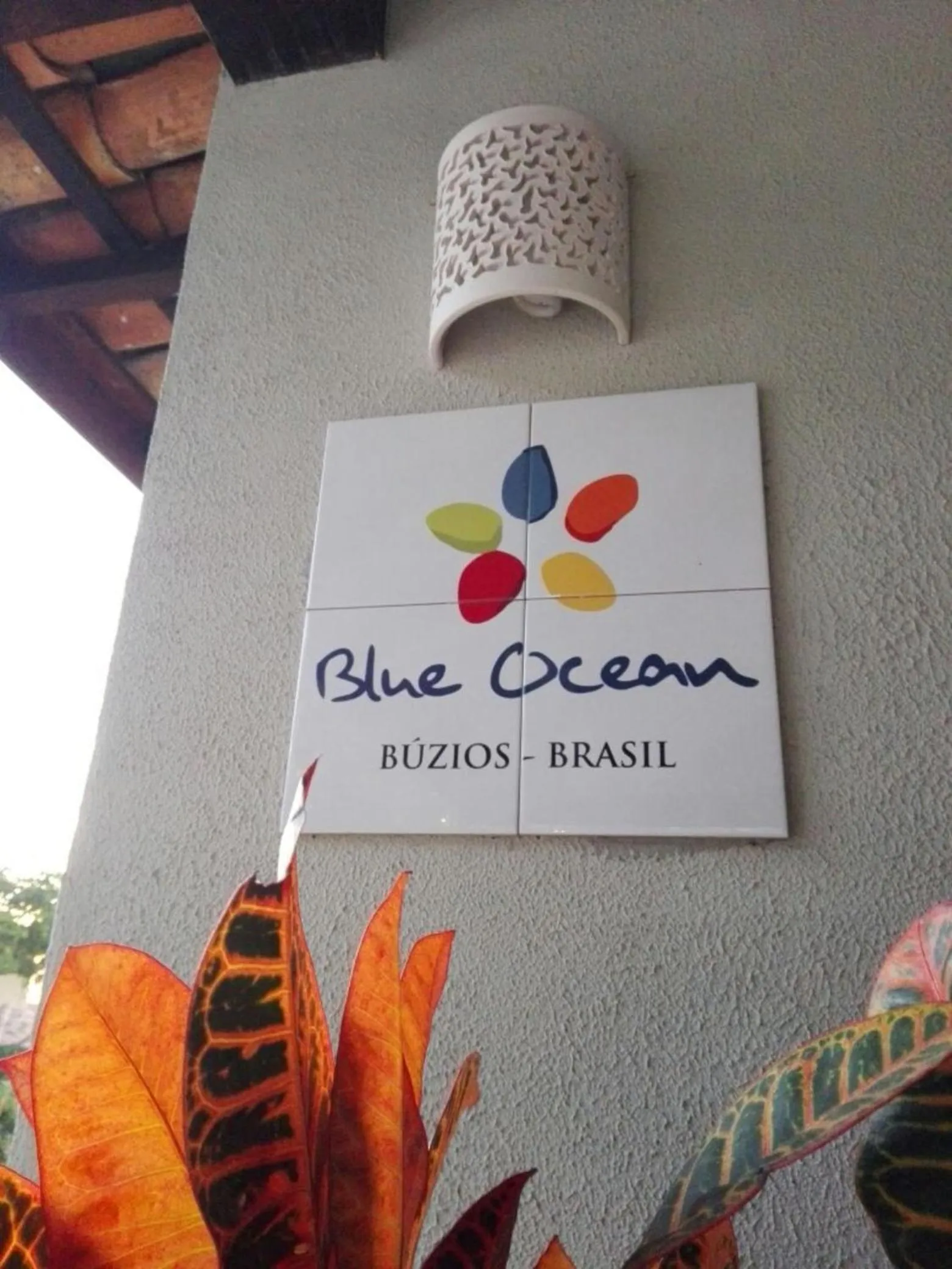 Logo/Certificate/Sign in Pousada Blue Ocean