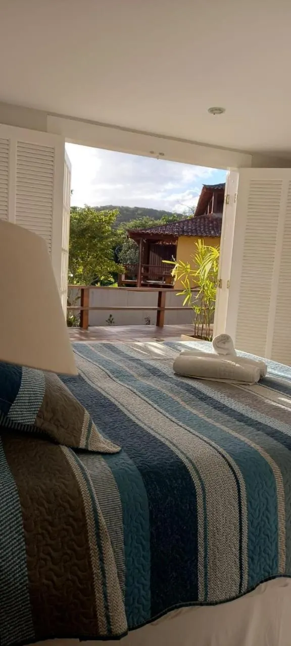 Bed in Pousada Blue Ocean