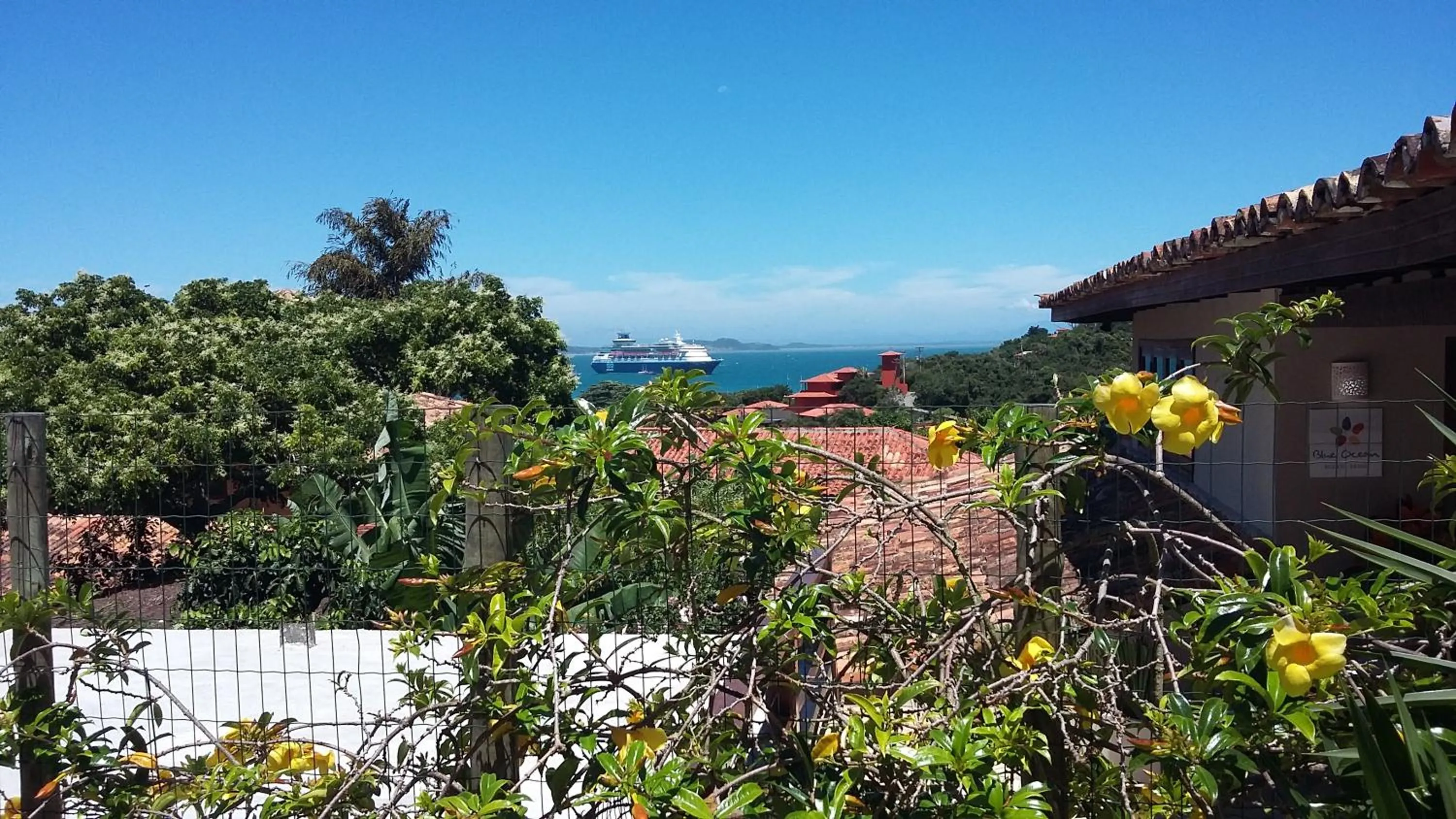 Natural landscape in Pousada Blue Ocean