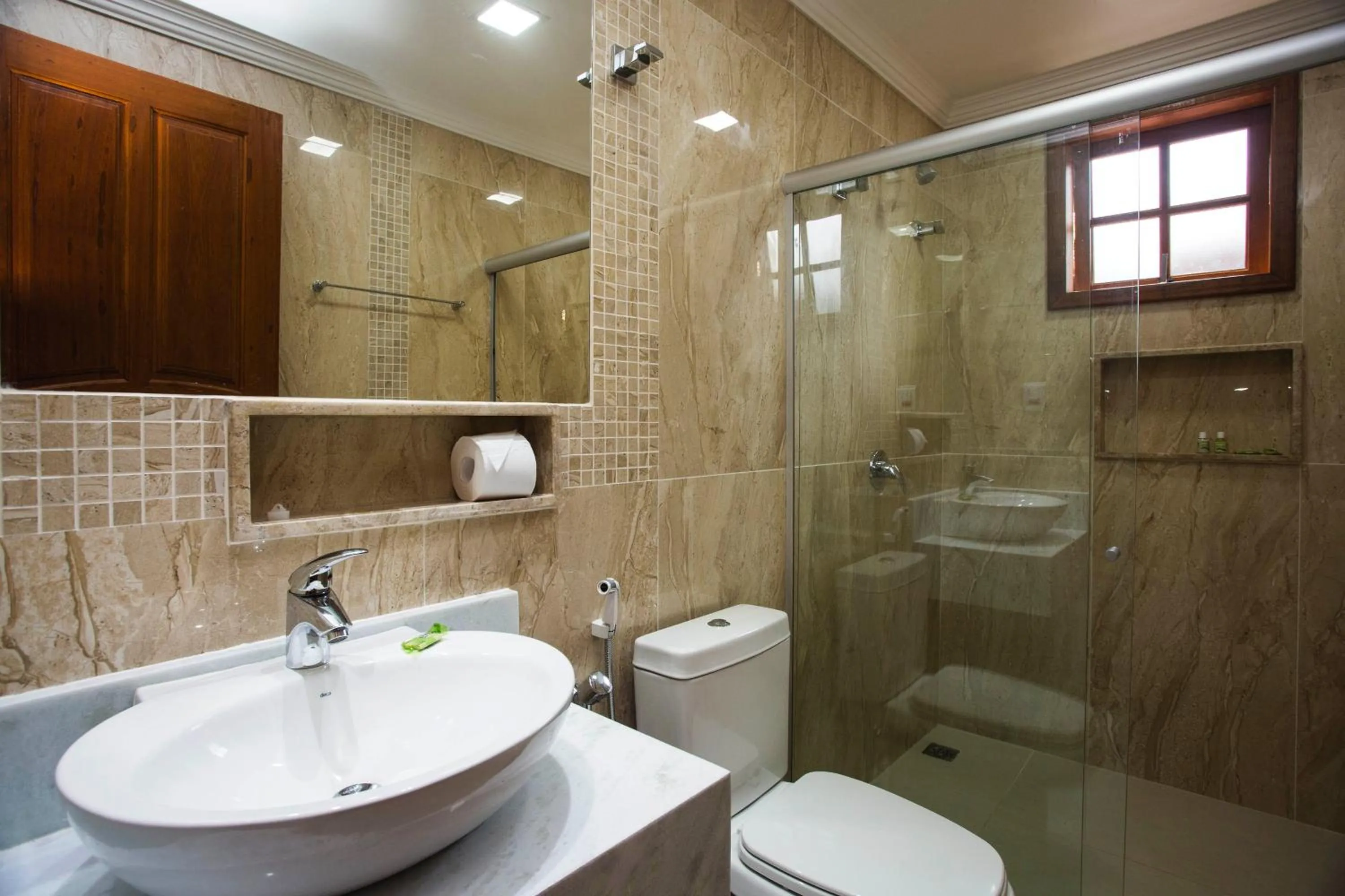 Shower in Pousada Blue Ocean