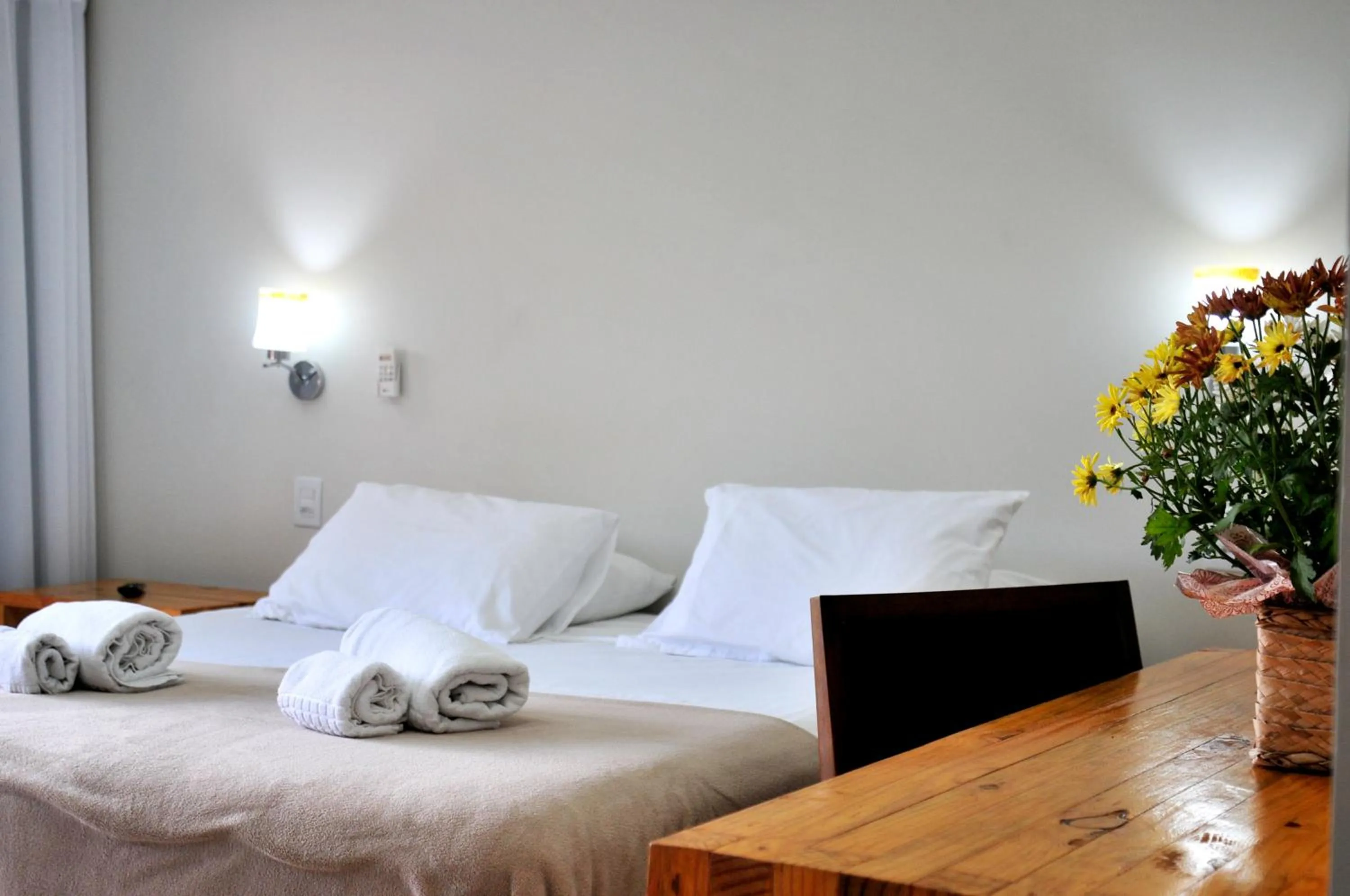 Bed in Pousada Blue Ocean