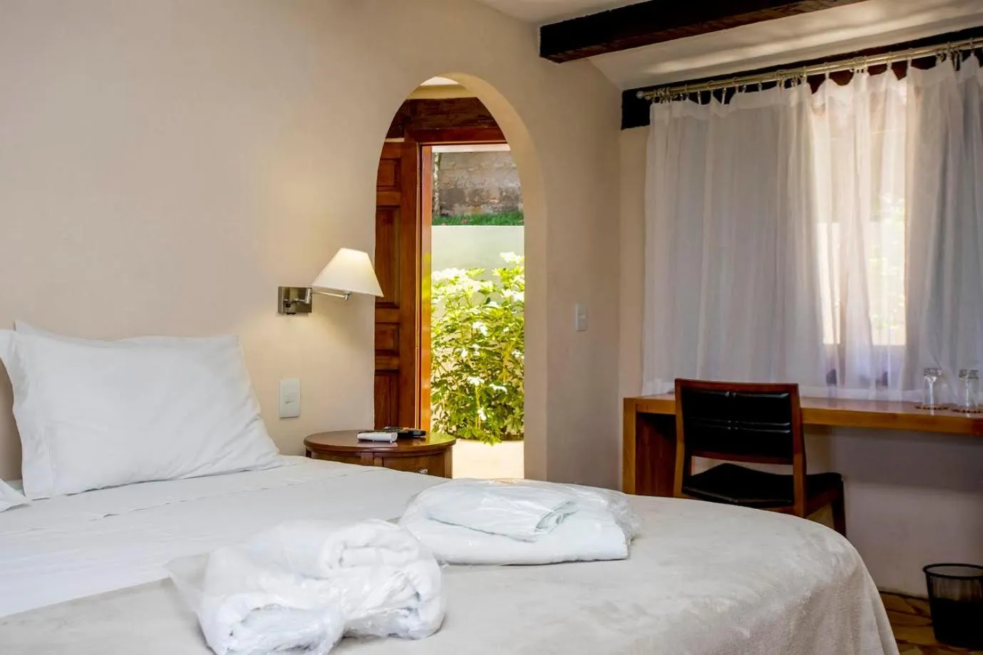 Bed in Pousada Blue Ocean