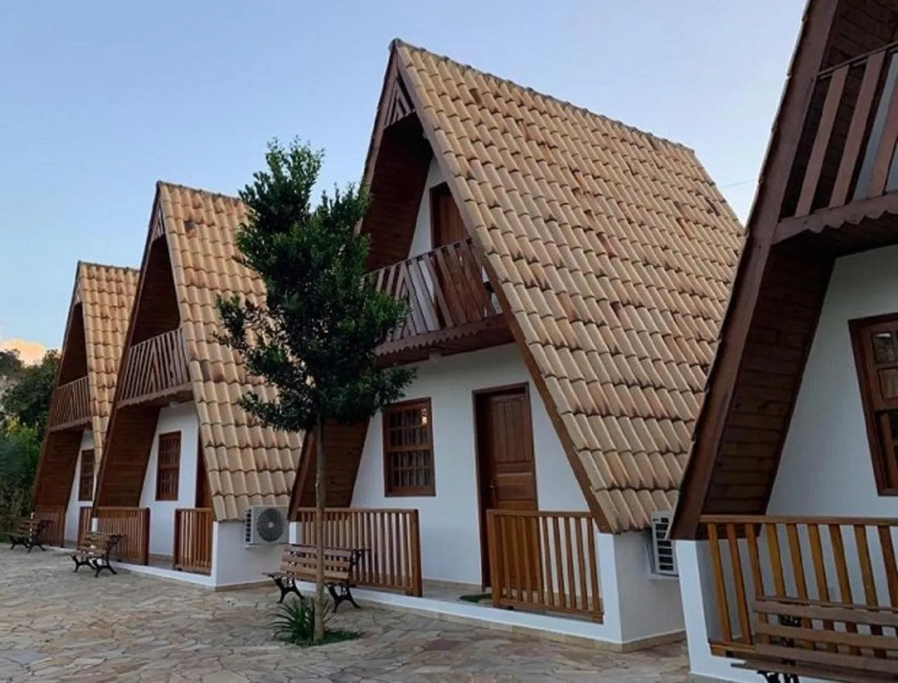 Property building in Pousada Olaria - Chalés e Suítes