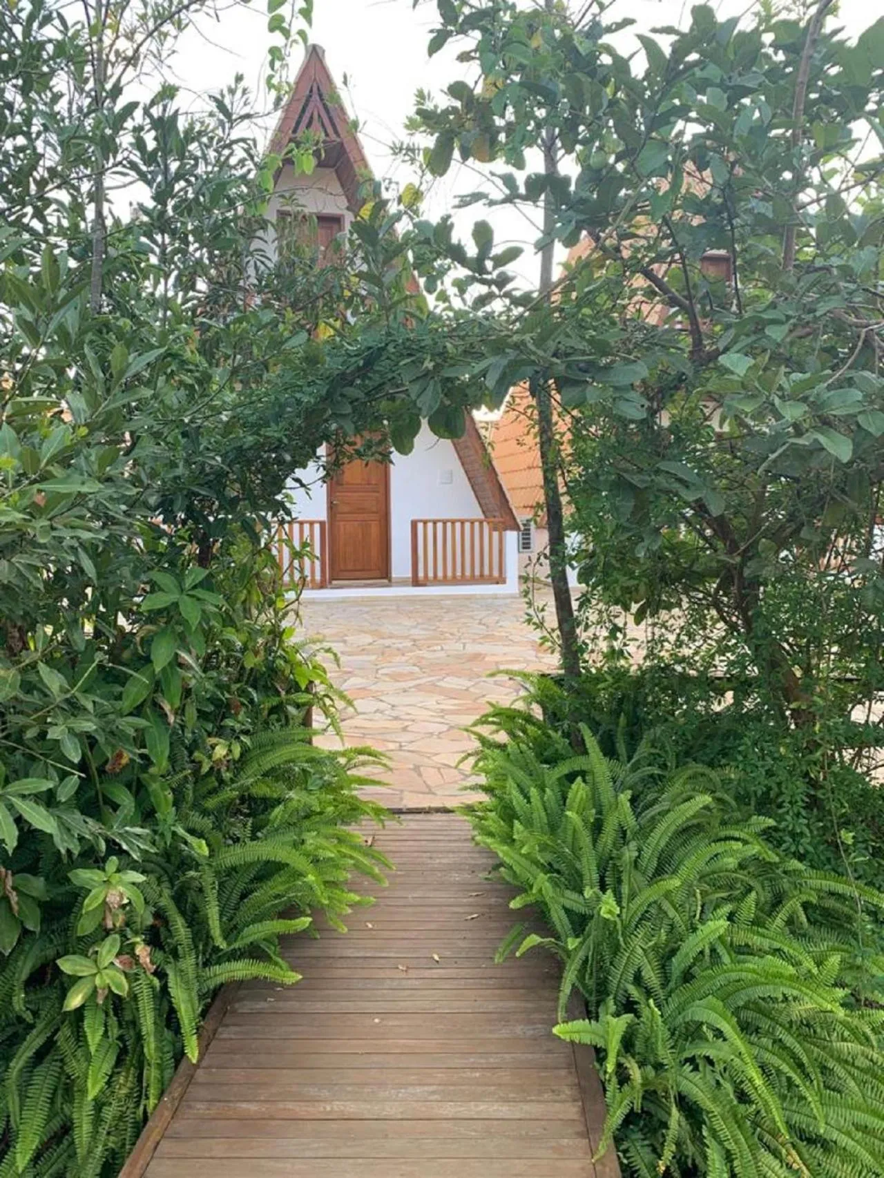 Garden in Pousada Olaria - Chalés e Suítes