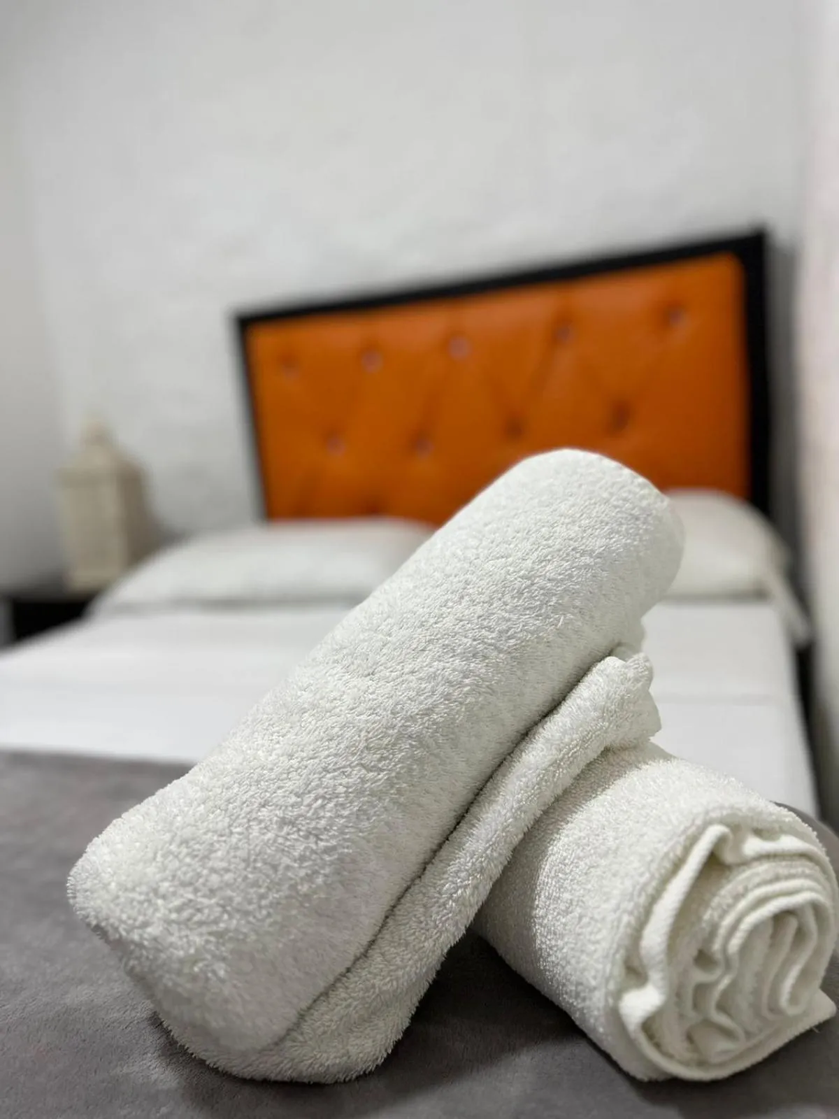 towels, Bed in Hotel Las Flores
