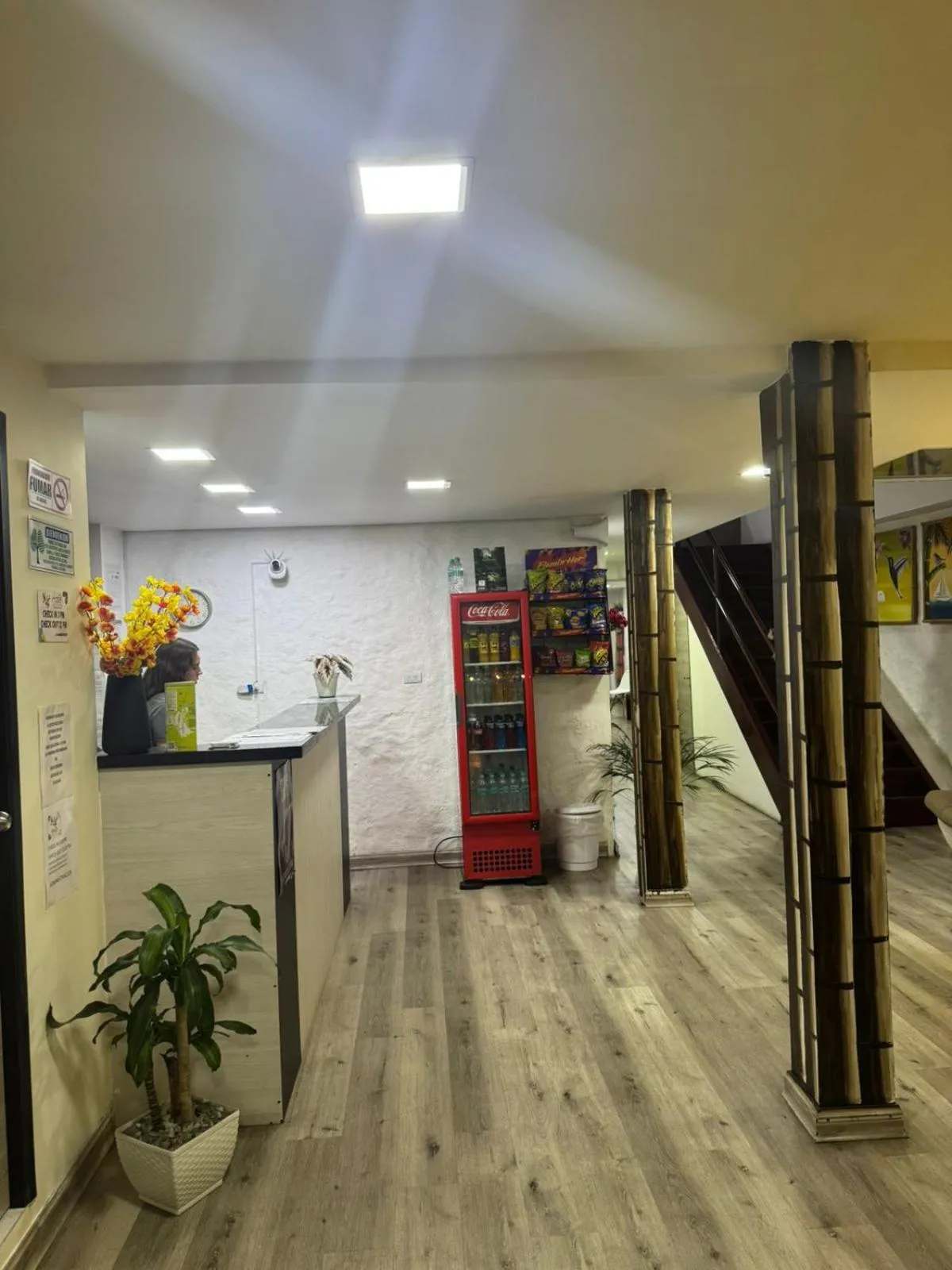 Lobby or reception in Hotel Las Flores