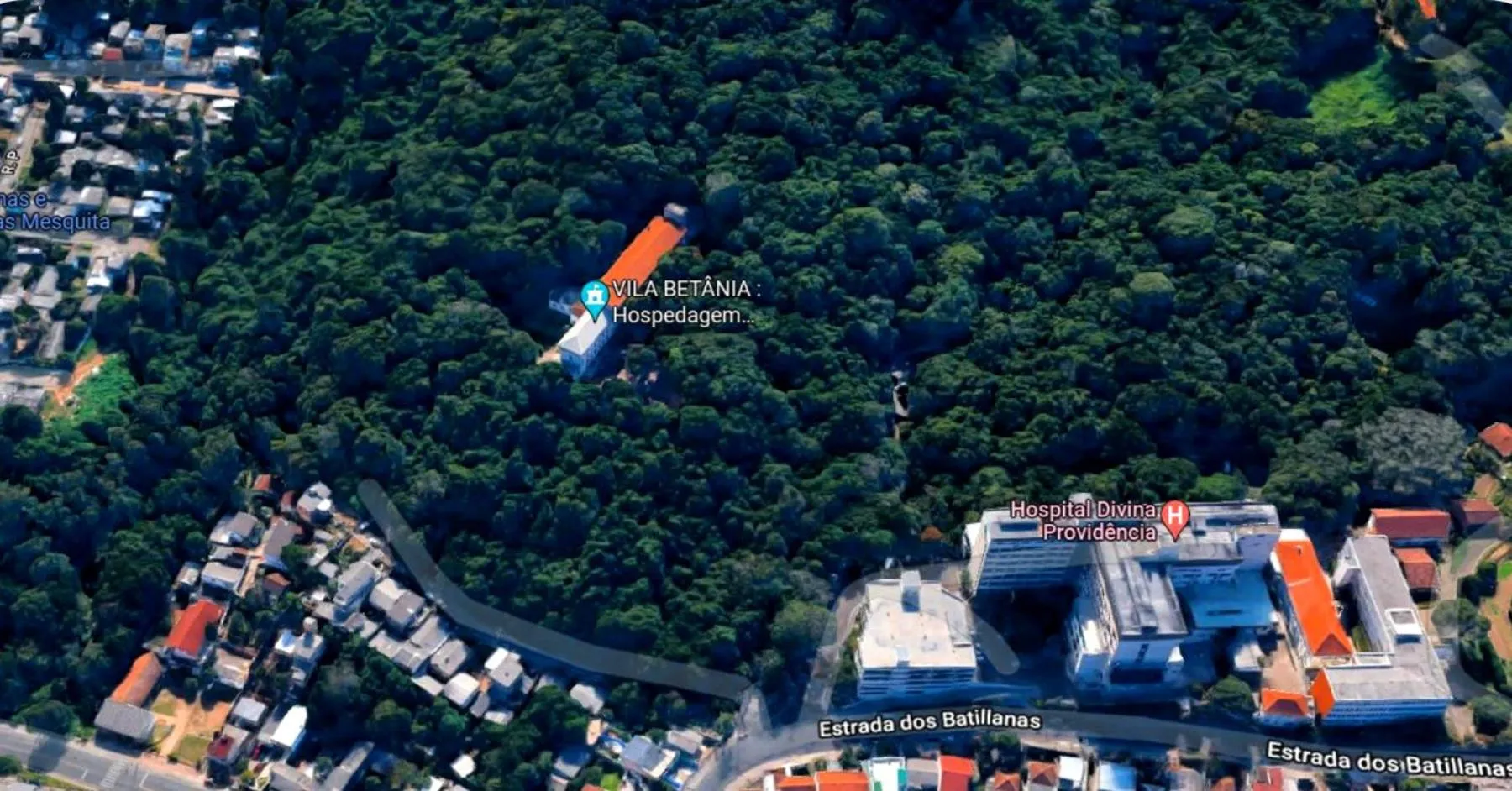 Bird's eye view in Vila Betânia