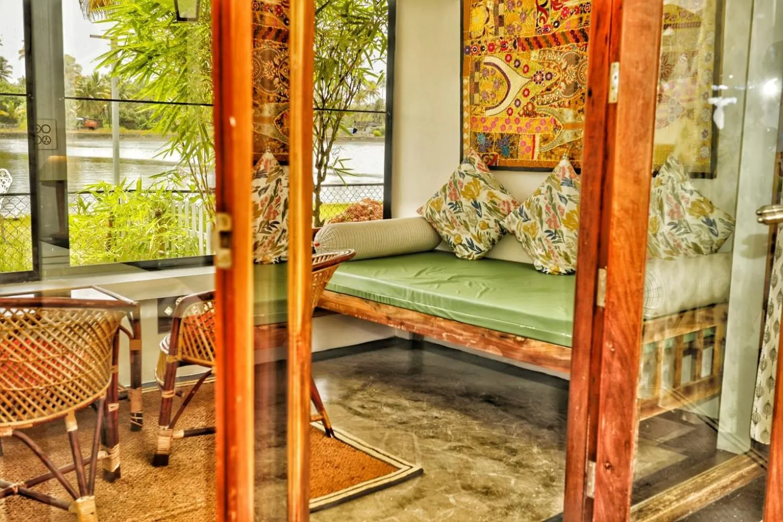 Living room in Vala House